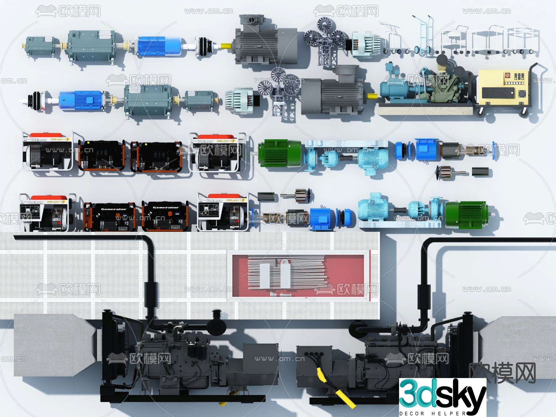 engine 3d model
