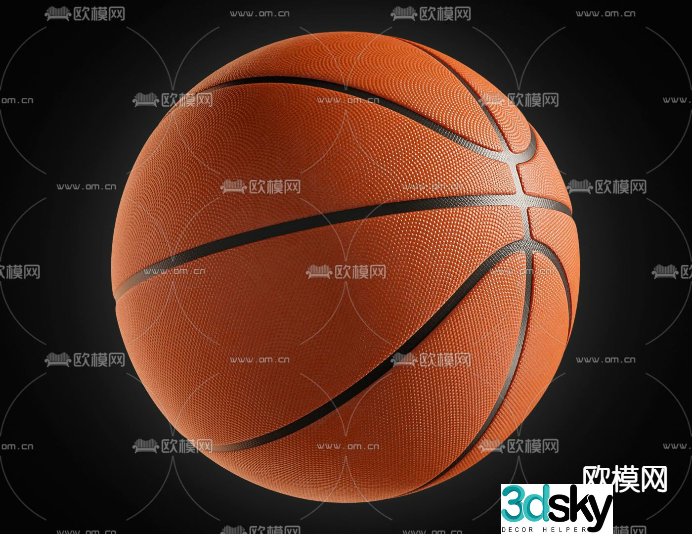 basketball 3d model