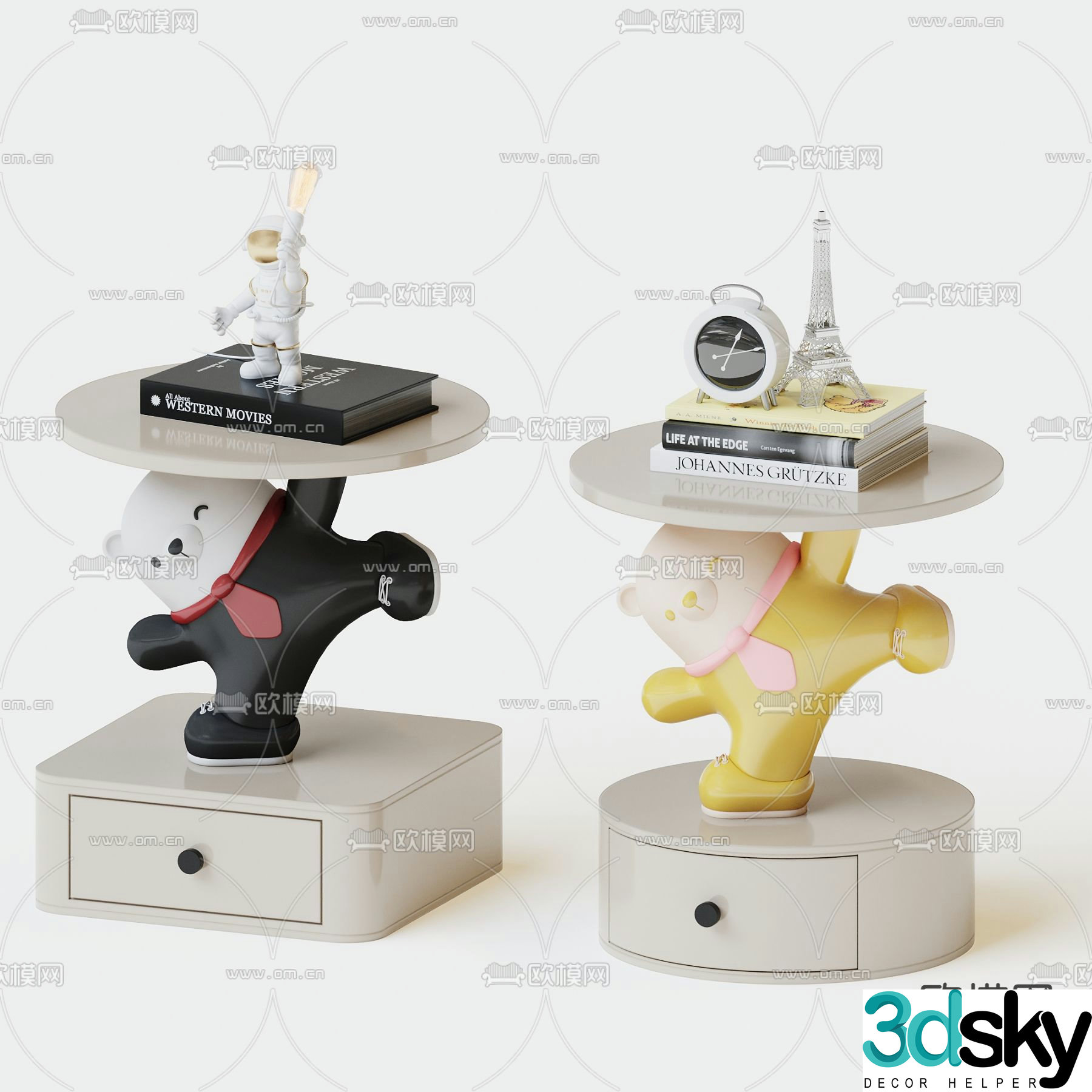 Children’s bedside table 3d model
