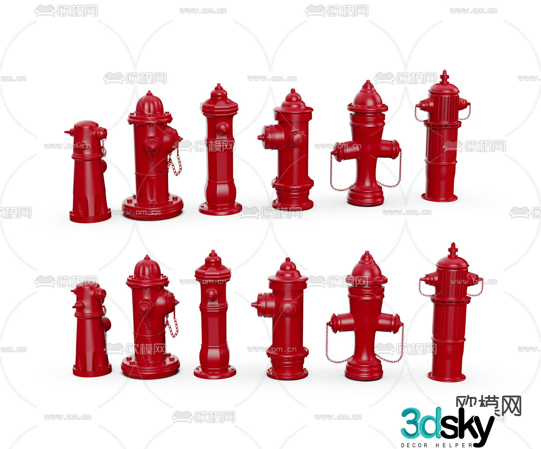 fire hydrant 3d model