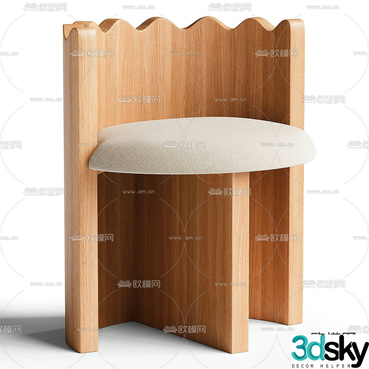 Children’s chair dining chair 3d model