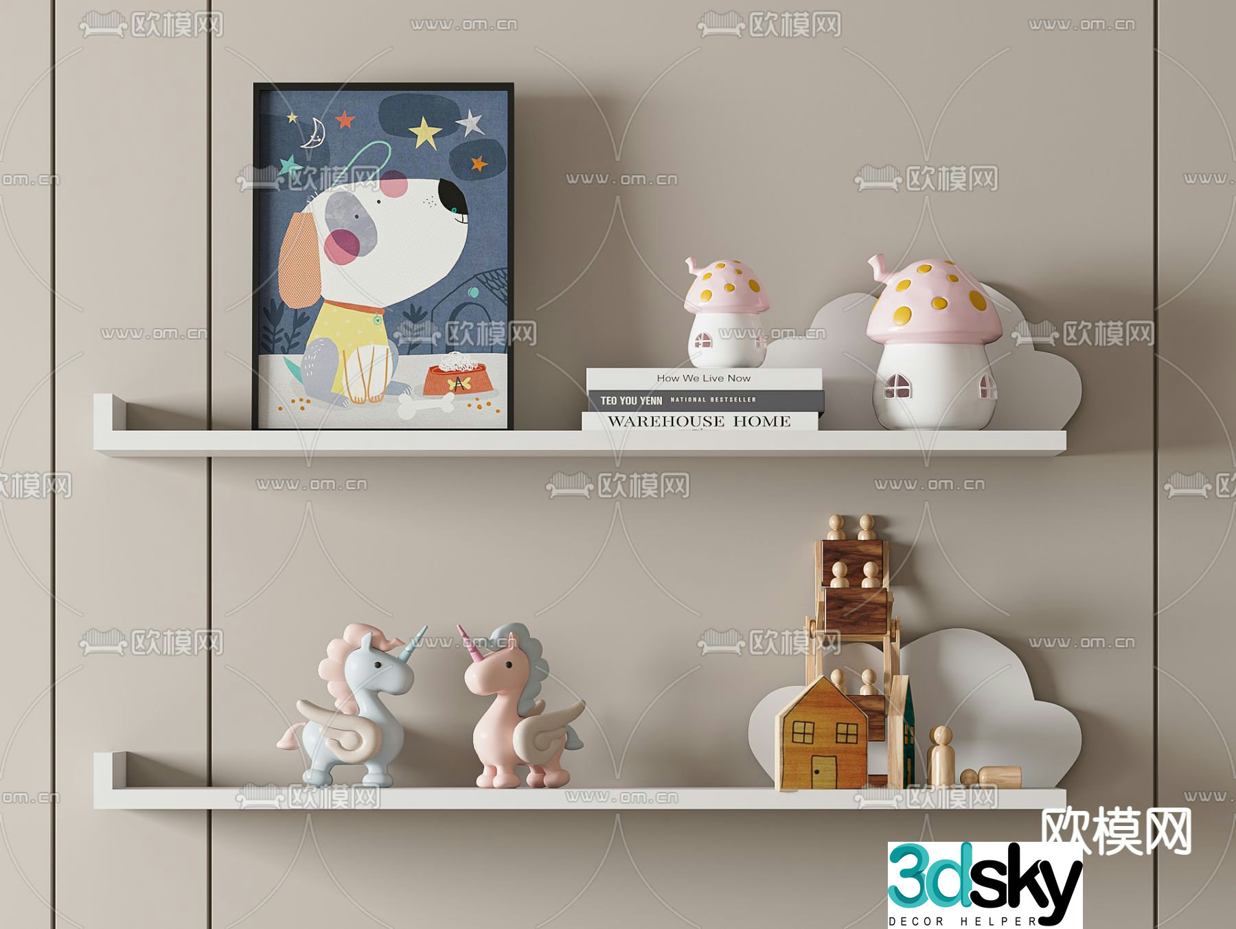 Children’s Decorations Children’s Ornaments 3D Model
