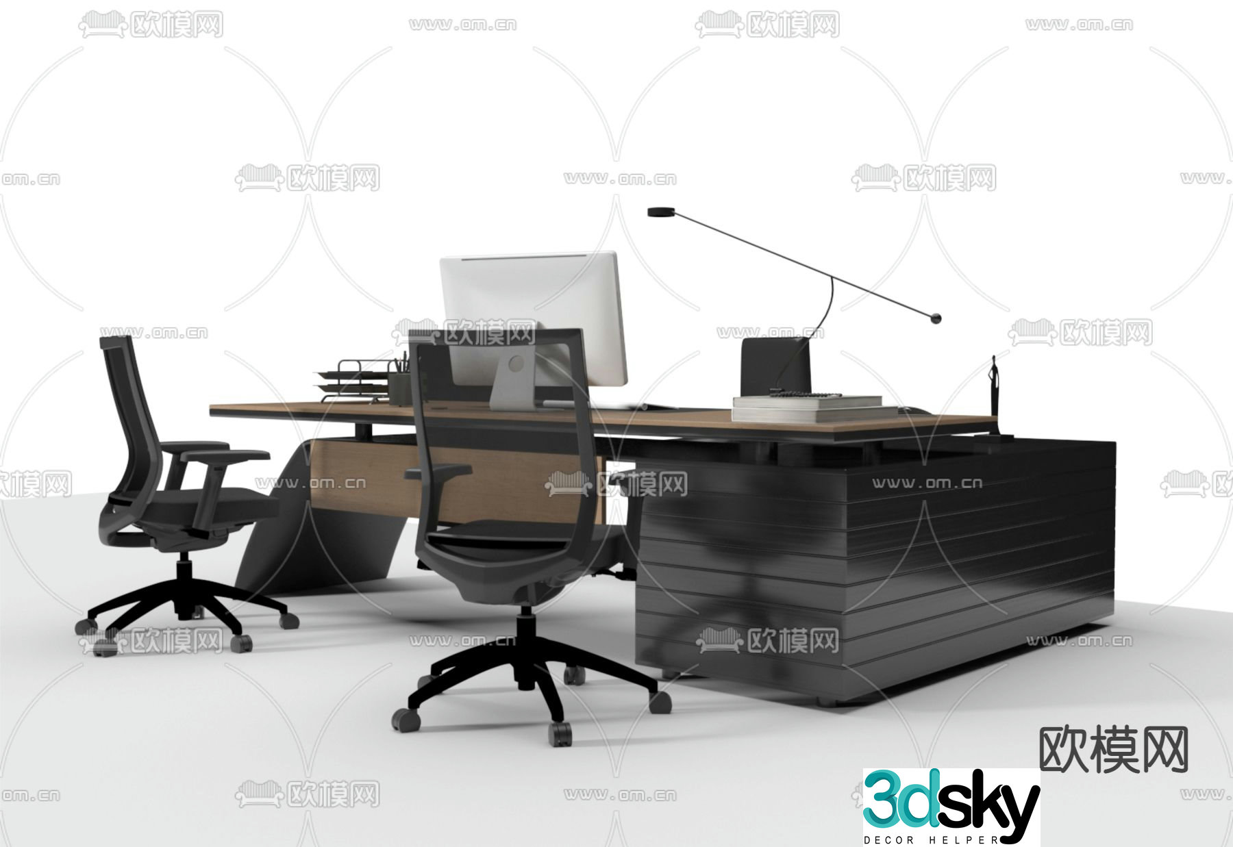 Desk desk desk 3d model