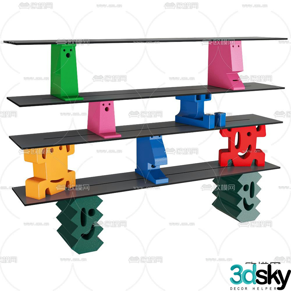 Children’s decorative stand 3d model