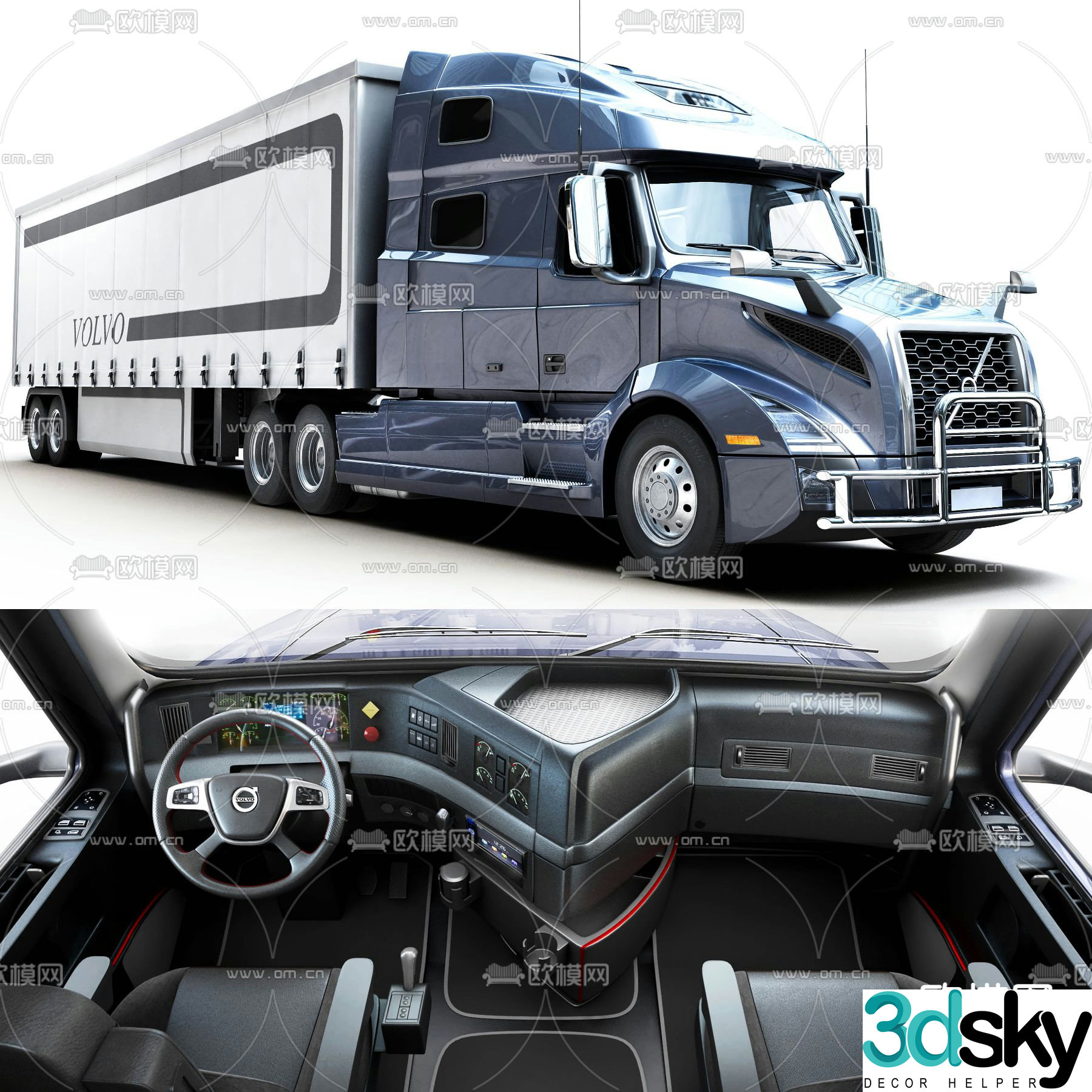 truck truck 3d model