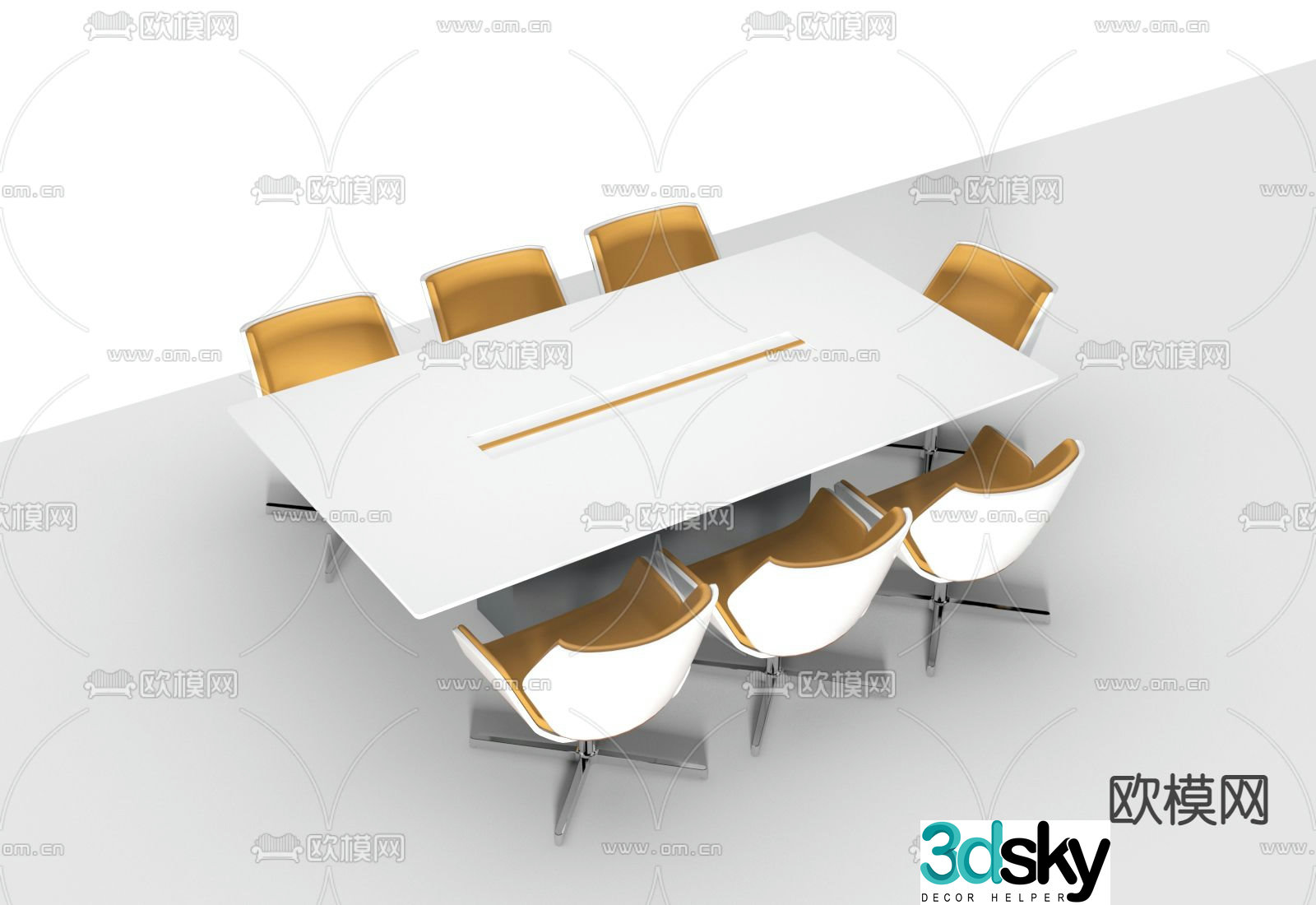 conference table conference table 3d model
