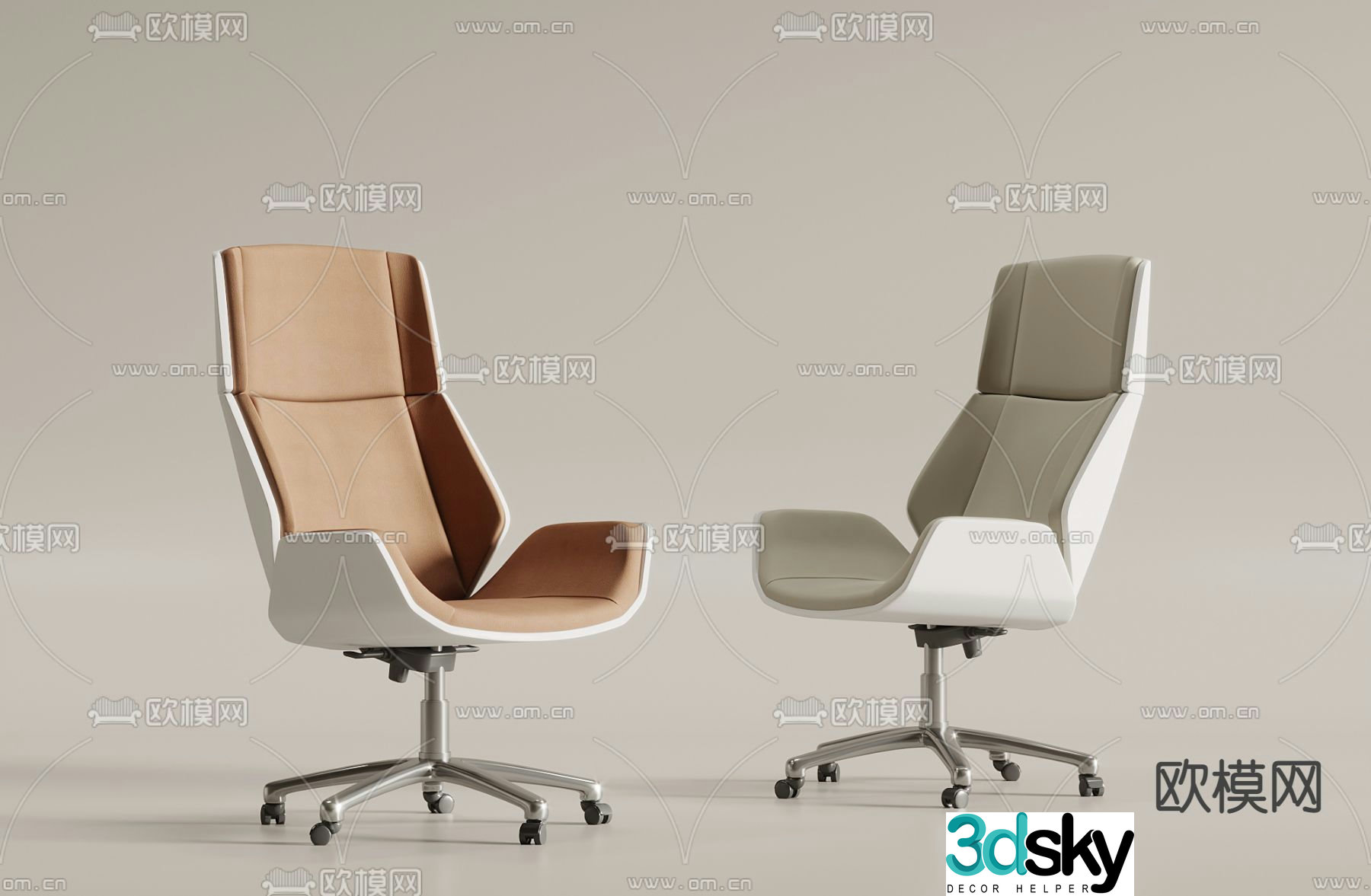 Office chair executive chair 3d model