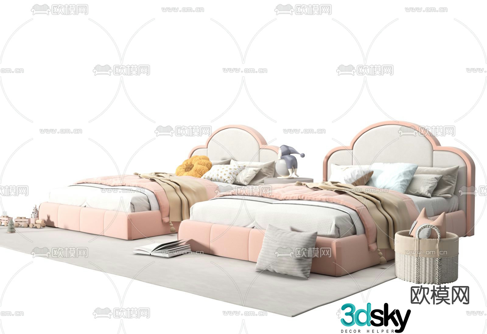 Children’s bed 3d model