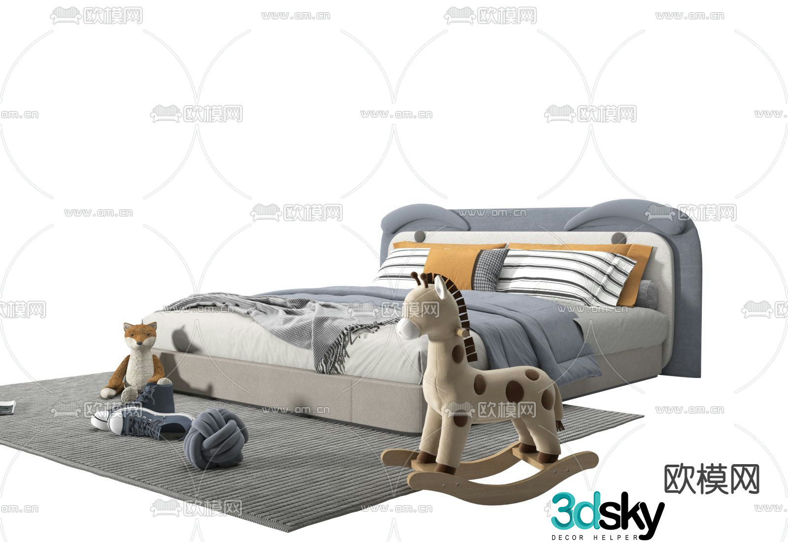 Children’s bed 3d model