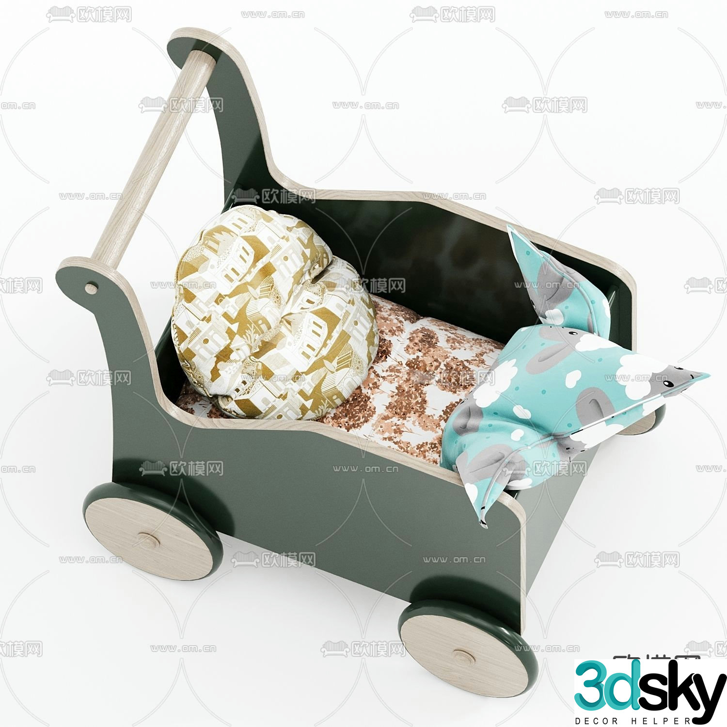 stroller stroller stroller 3d model
