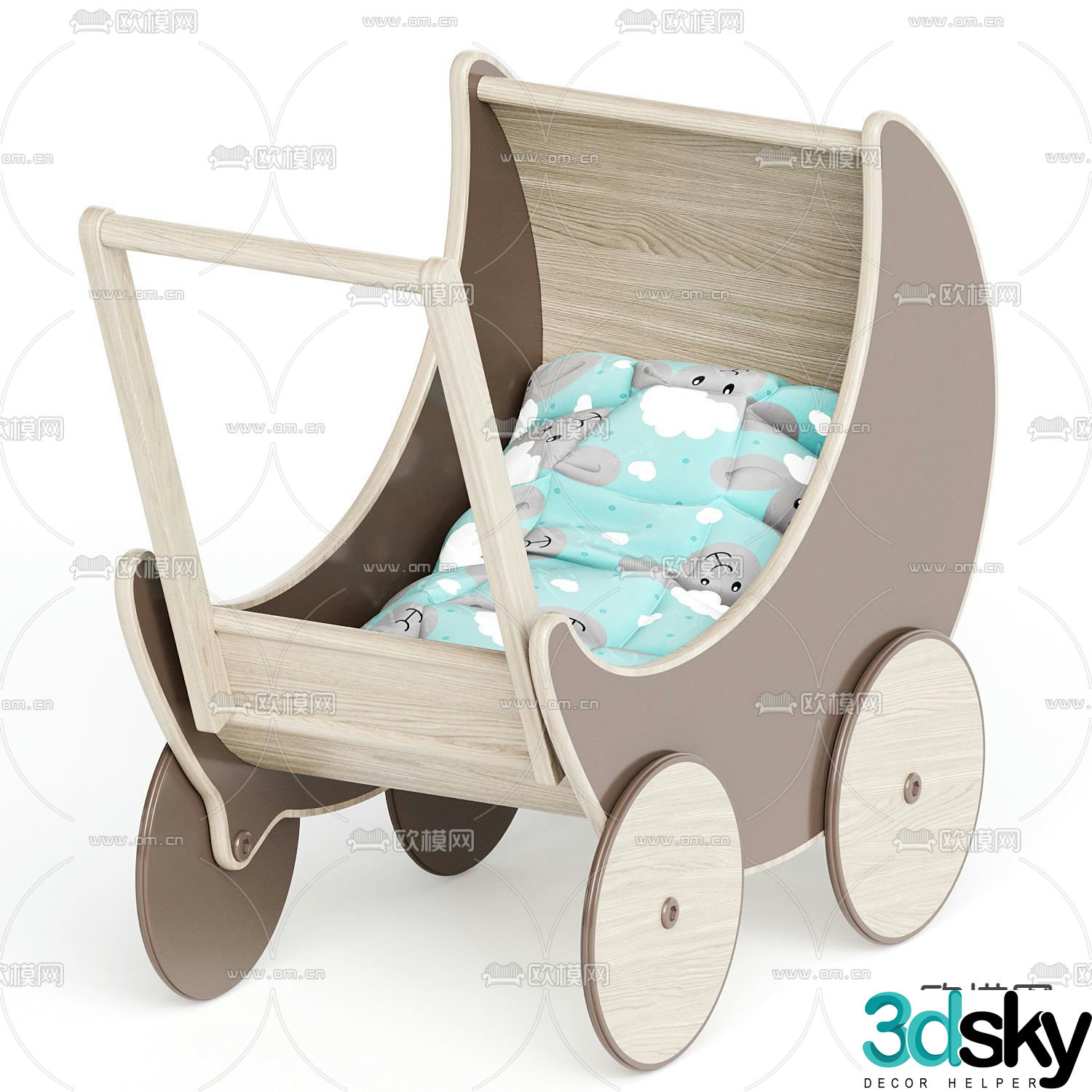 stroller stroller stroller 3d model
