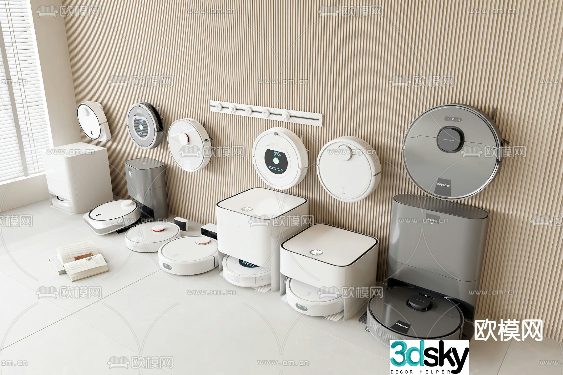 Sweeping robot 3d model