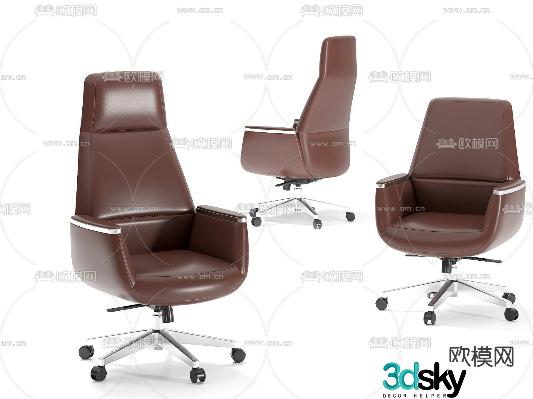 Office chair executive chair 3d model