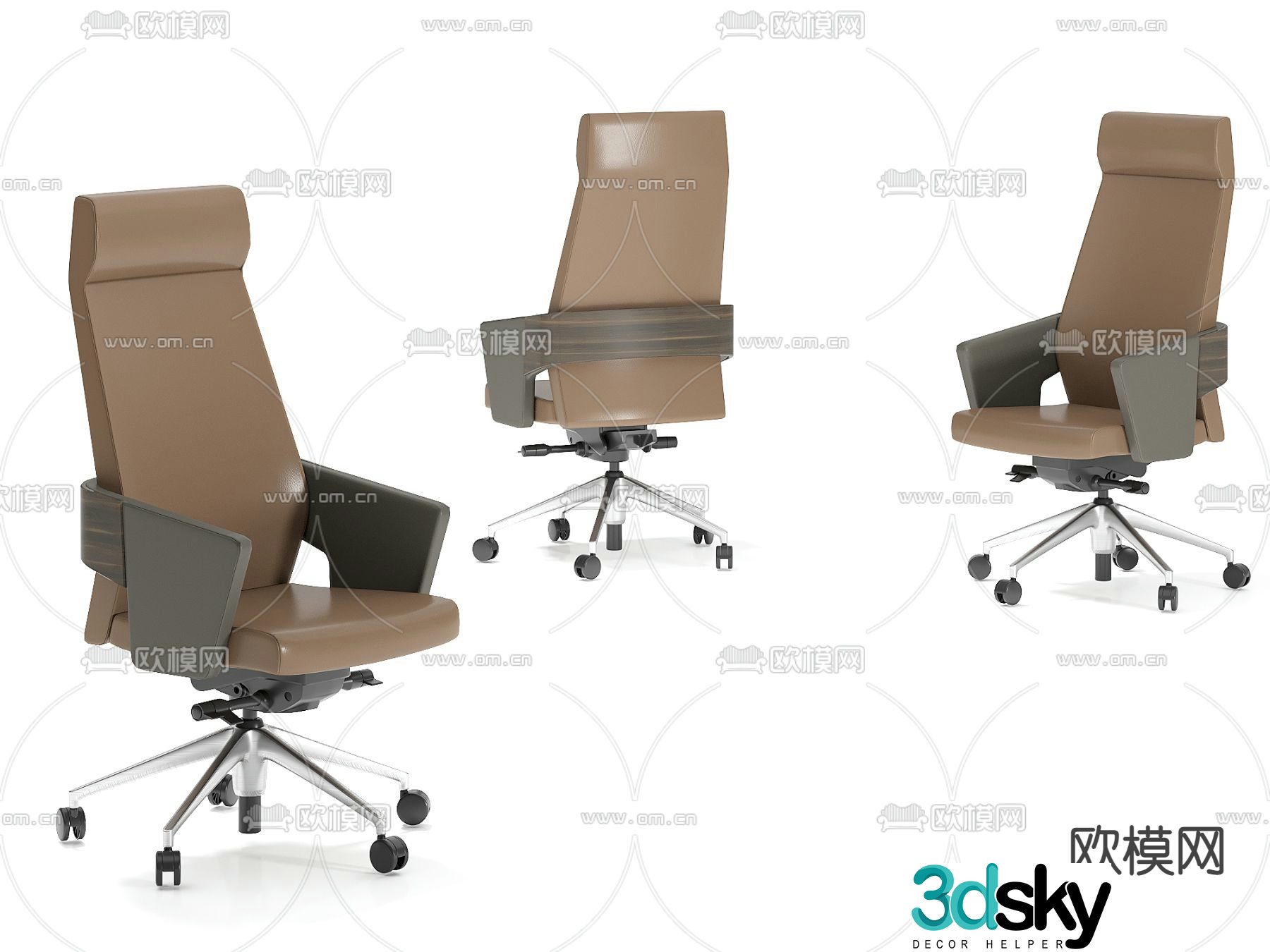 Office chair executive chair 3d model
