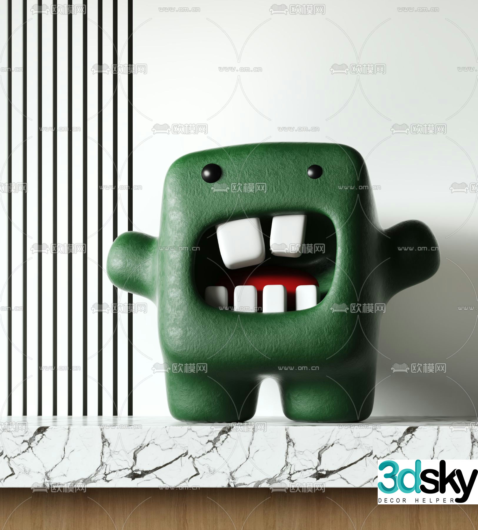 Trendy ornaments children’s toys 3d model