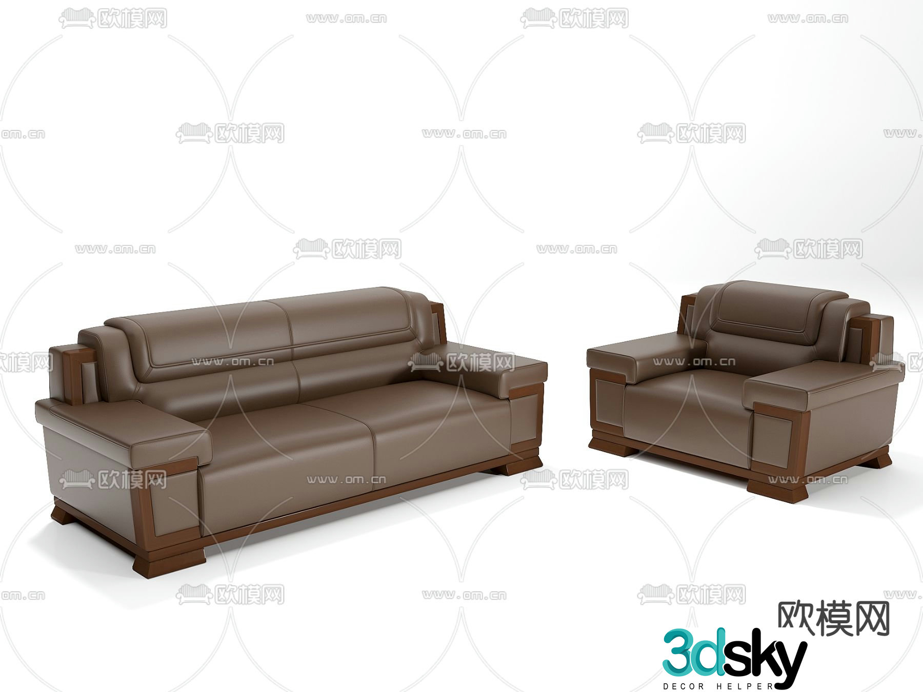 Office sofa 3d model