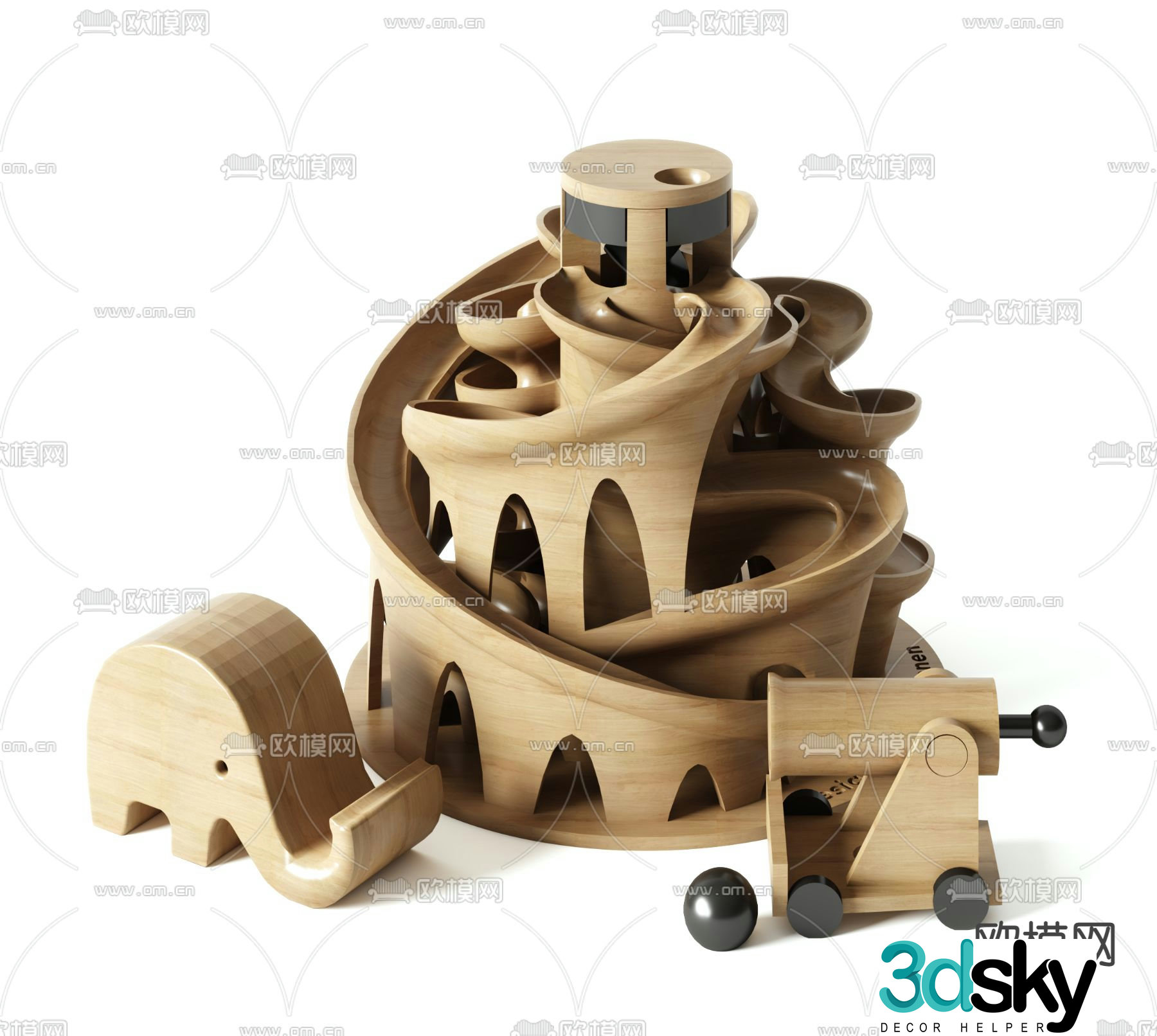 Building block toys 3d model