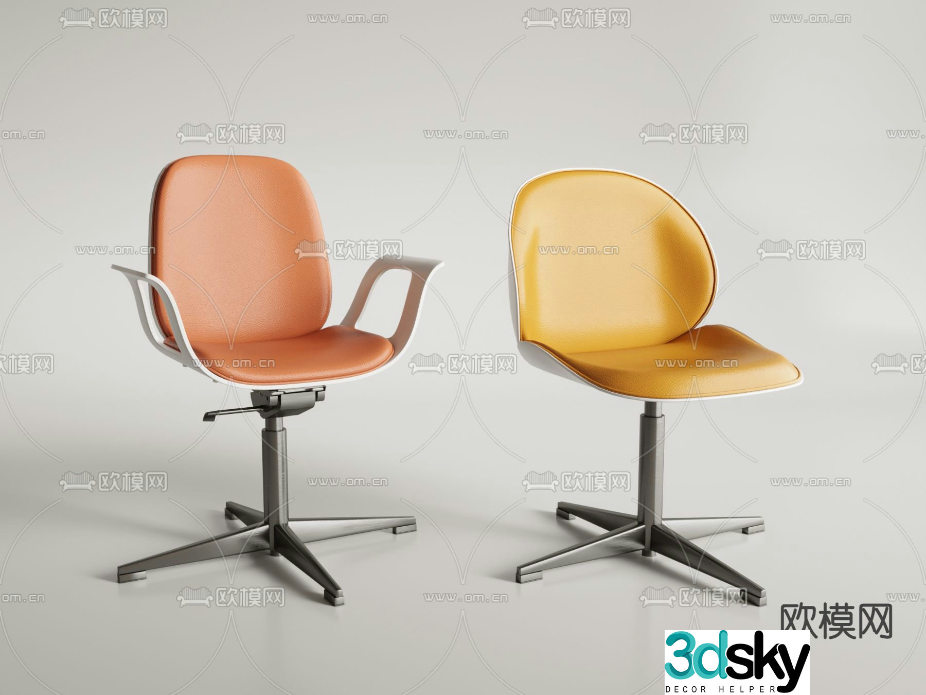 Office chair conference chair 3d model