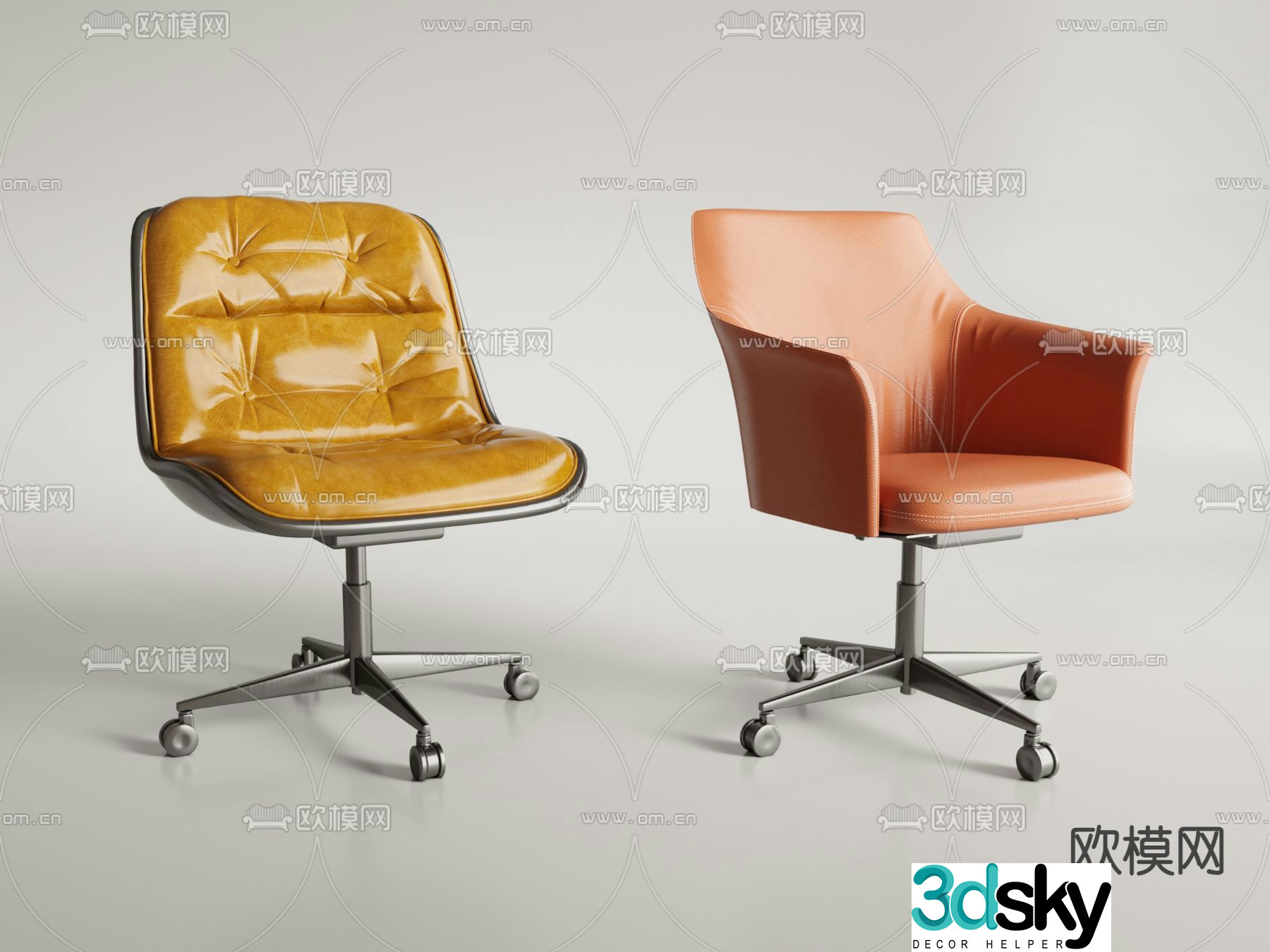 Office chair conference chair 3d model
