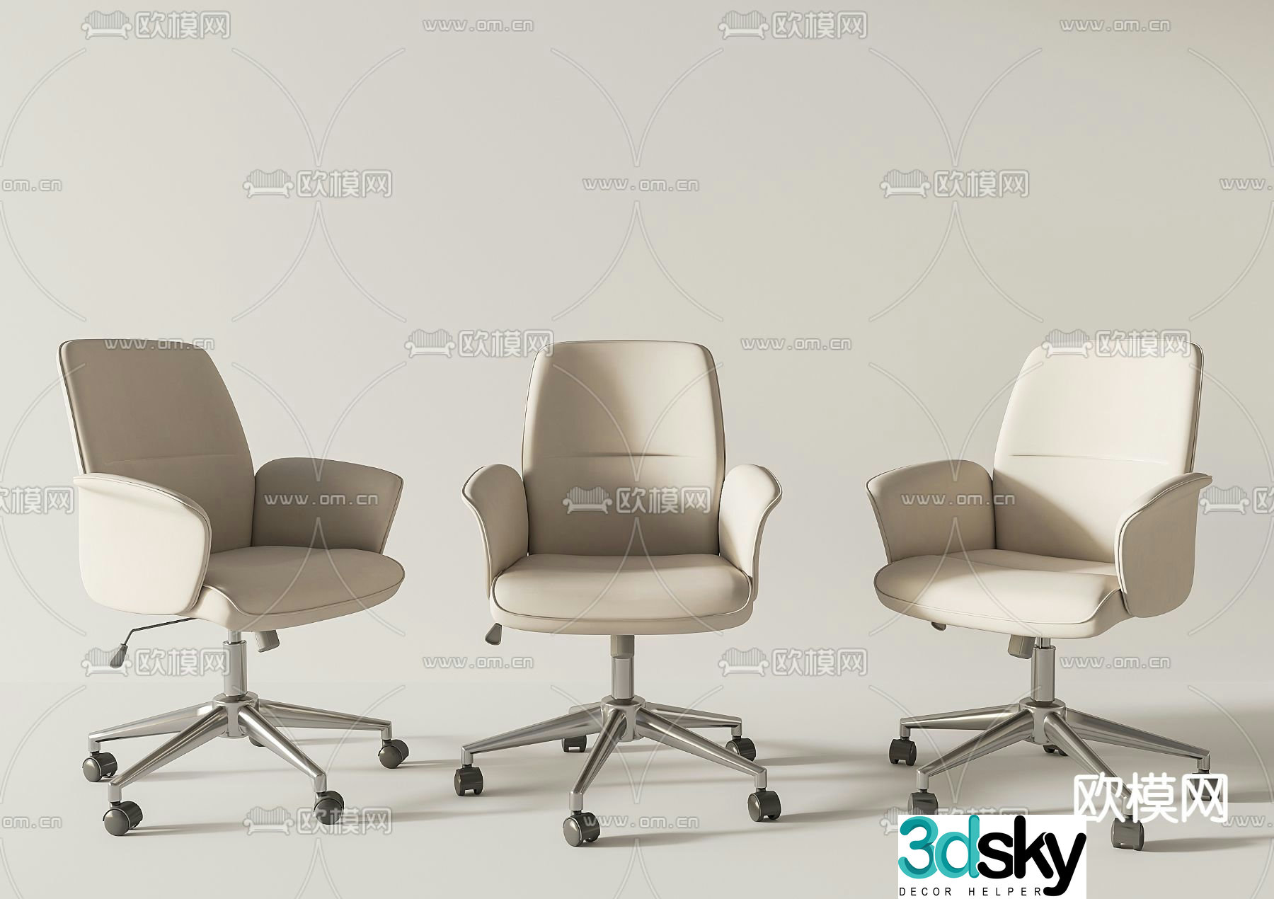 Office chair executive chair 3d model
