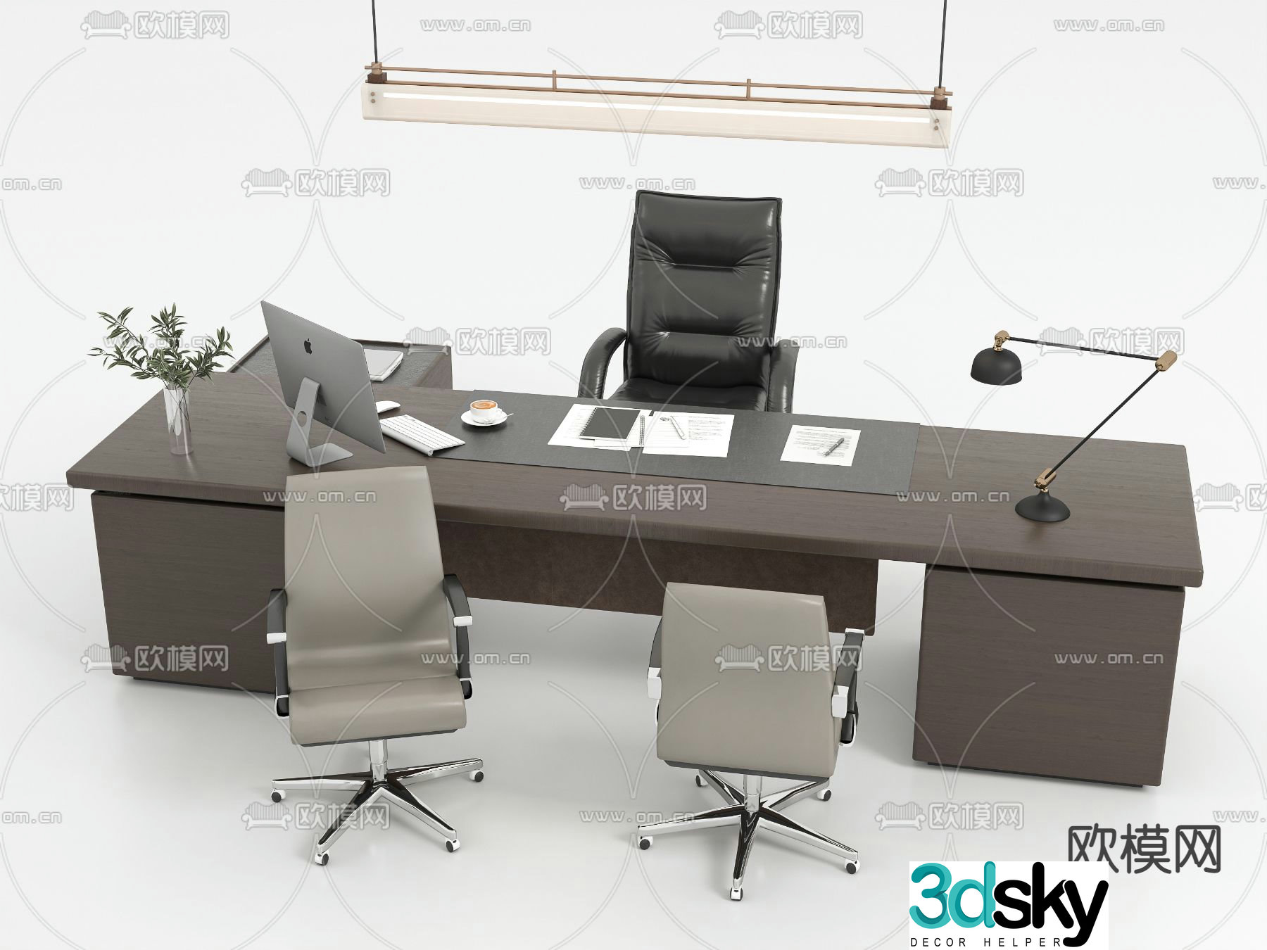 Desk desk desk 3d model