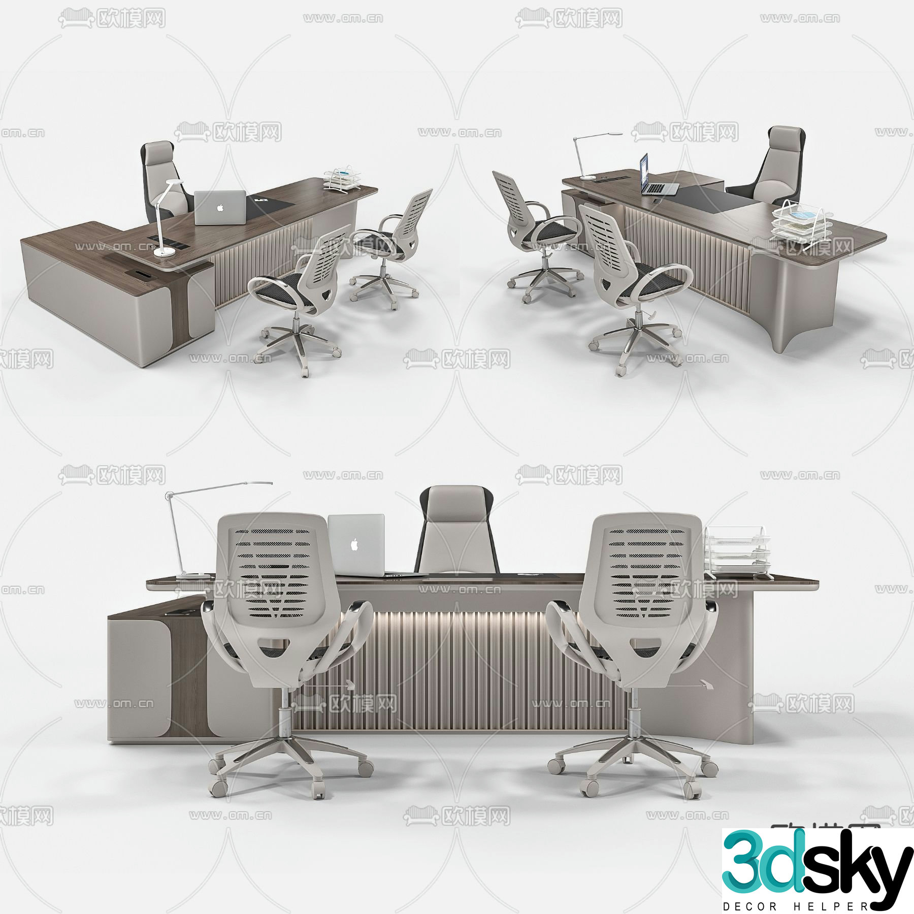 desk desk desk 3d model