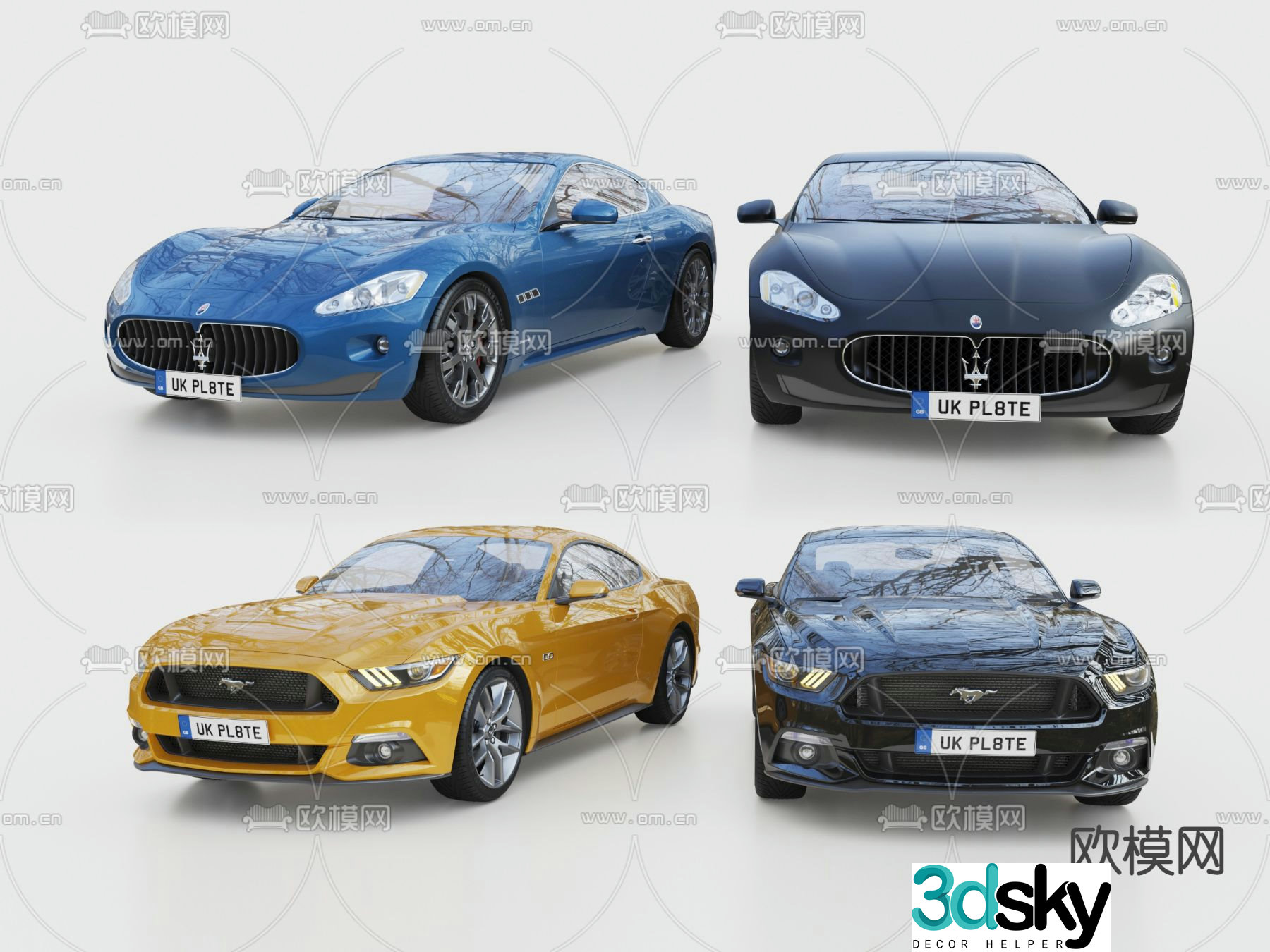 car sports car 3d model