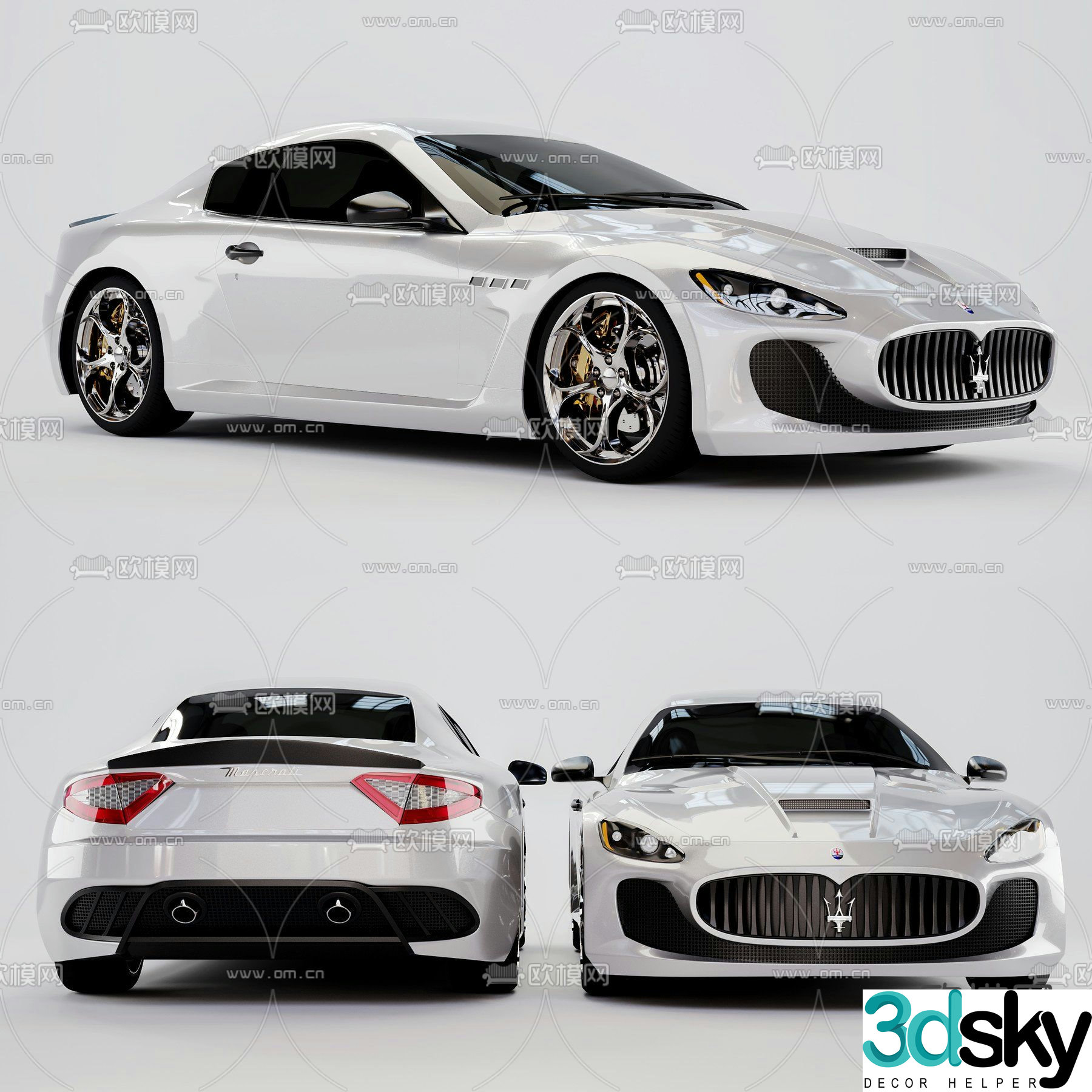 sports car car 3d model