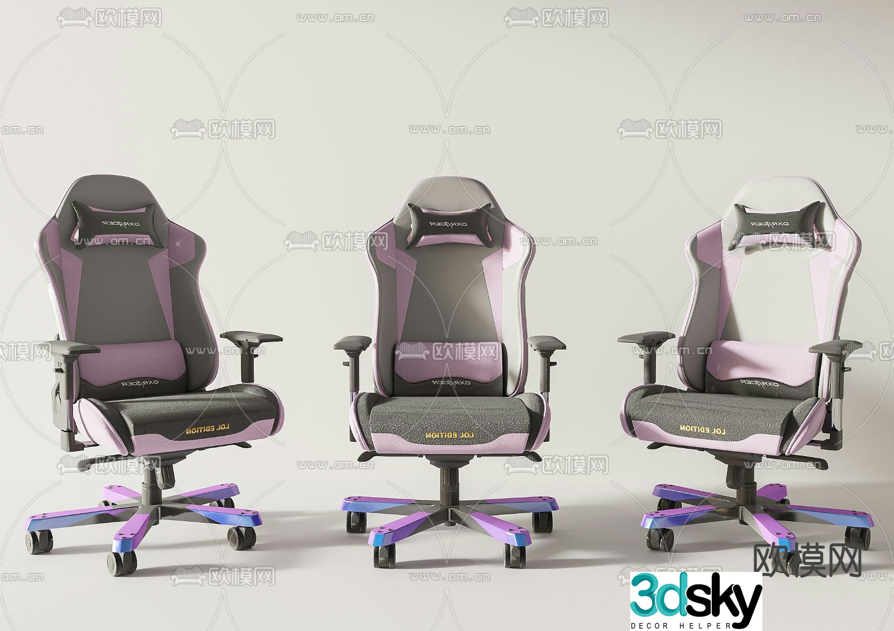 Gaming chair 3d model