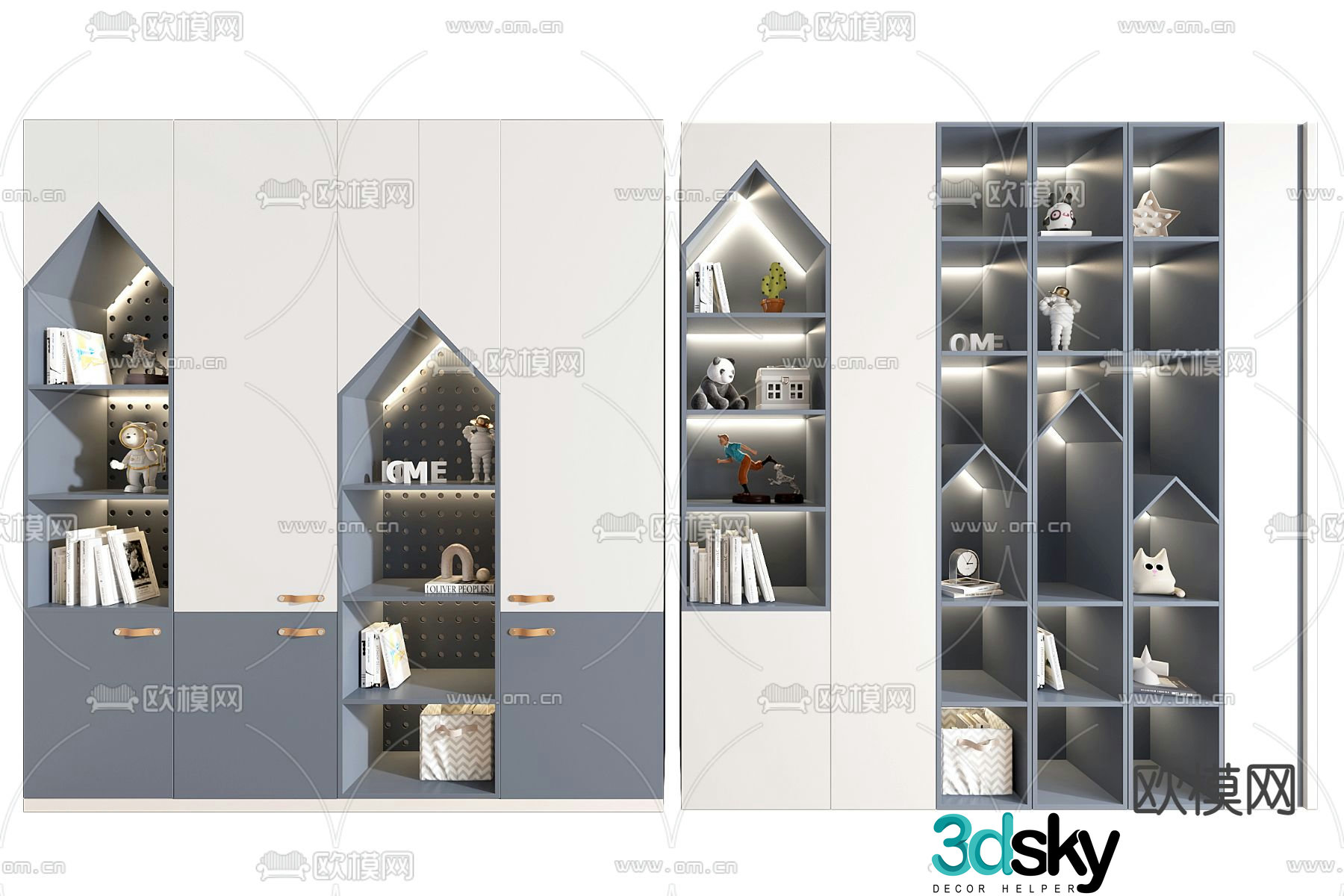 Children’s wardrobe 3d model
