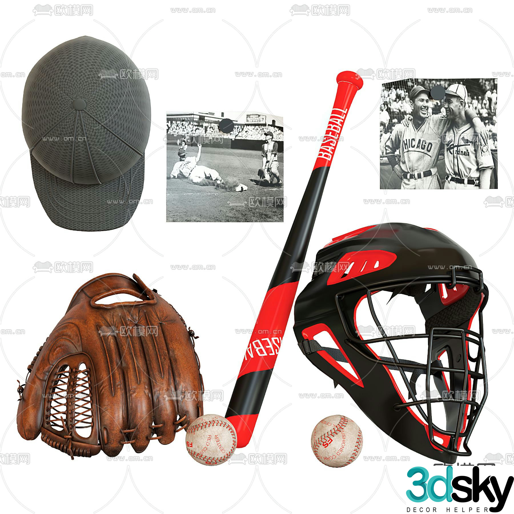 baseball sports suit 3d model