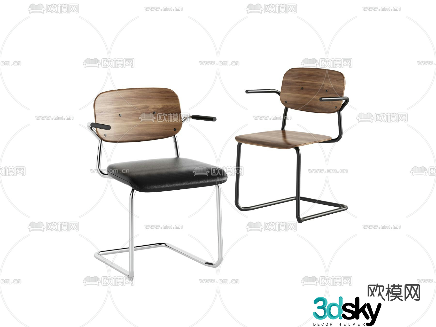 Office chair conference chair shift chair 3d model