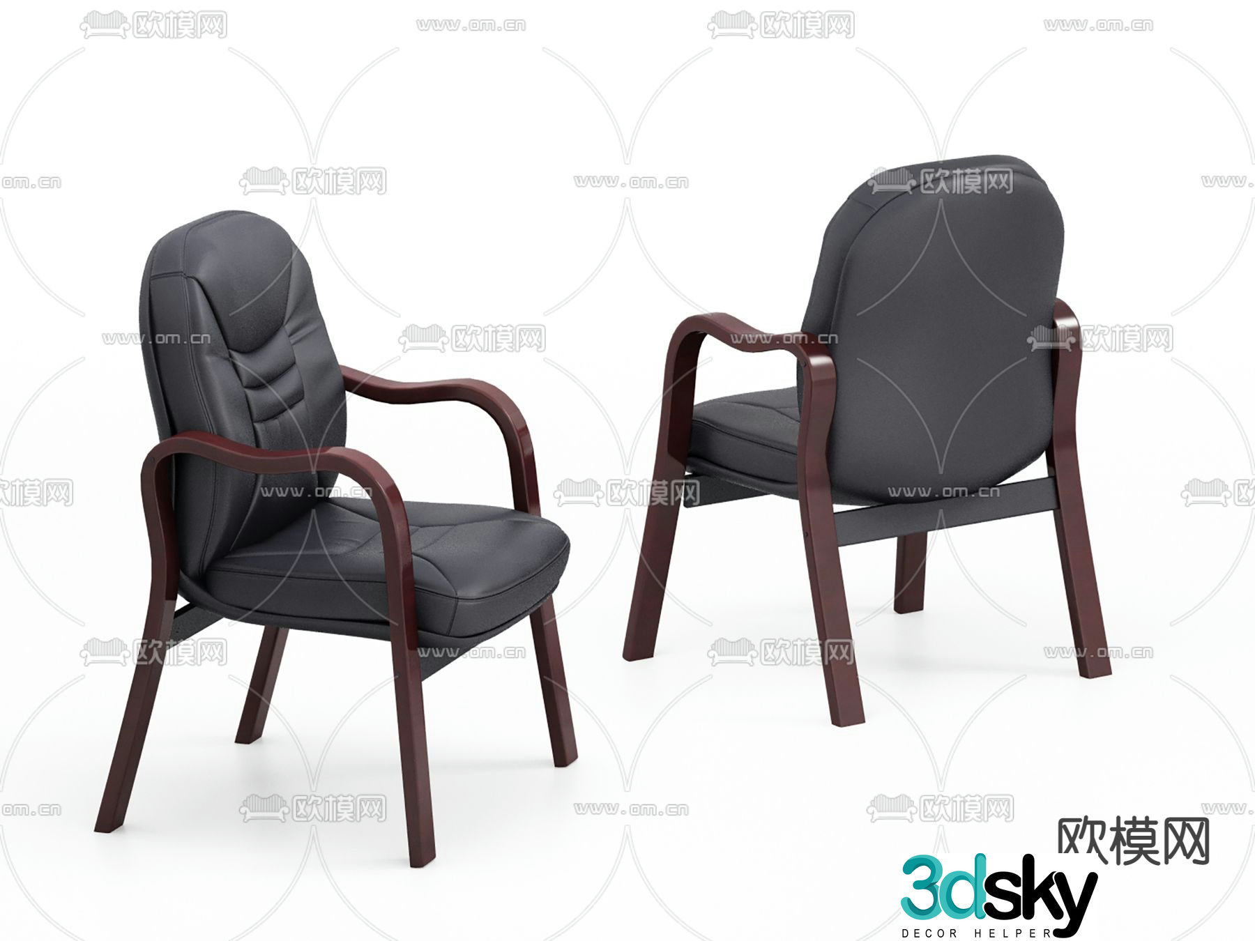 chair conference chair office chair 3d model