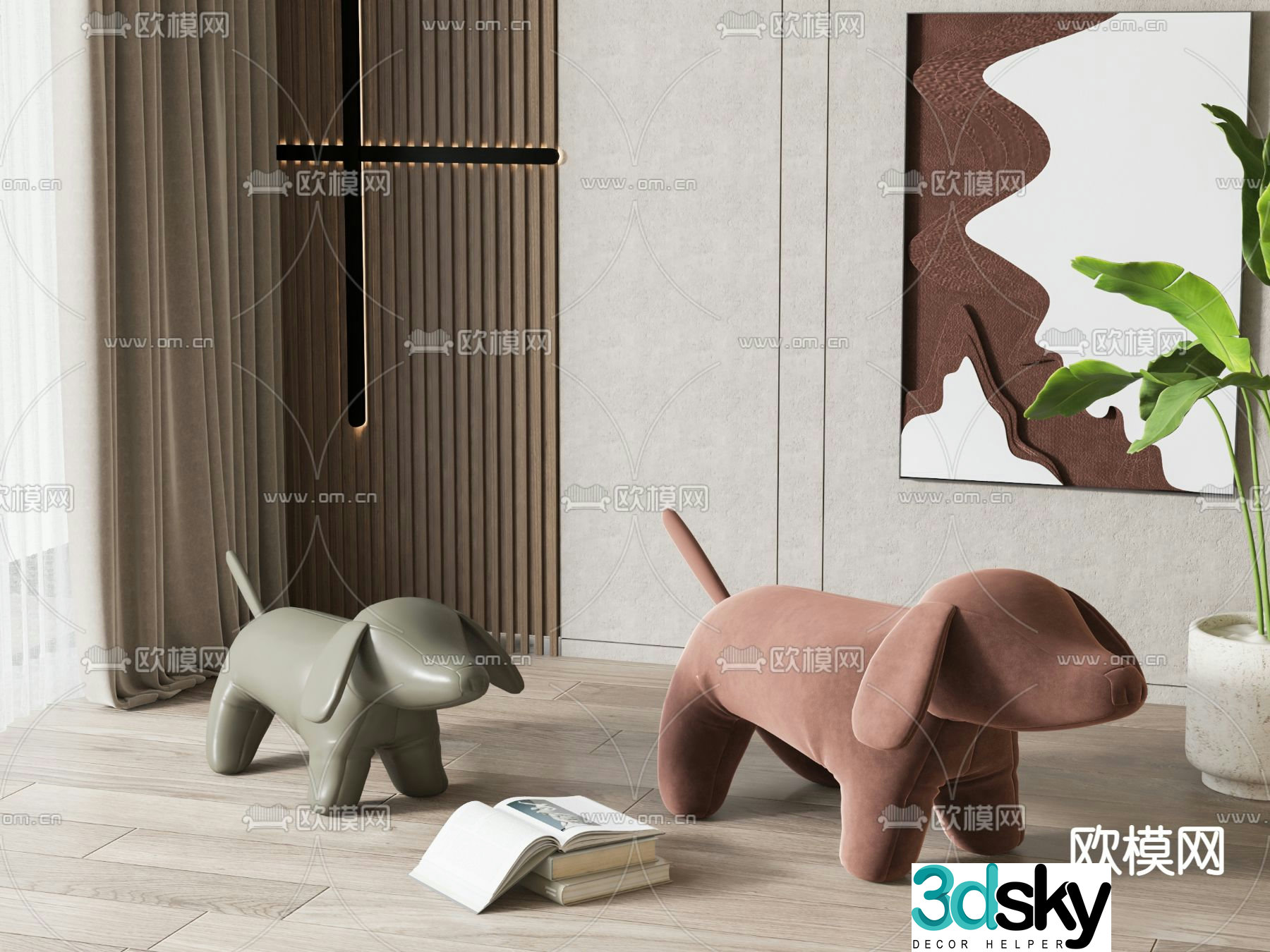toy piggy doll 3d model