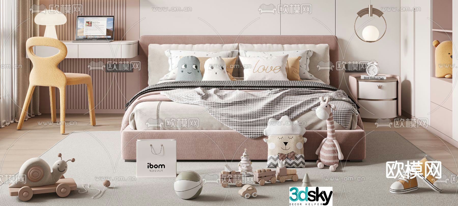 Children’s bed 3d model
