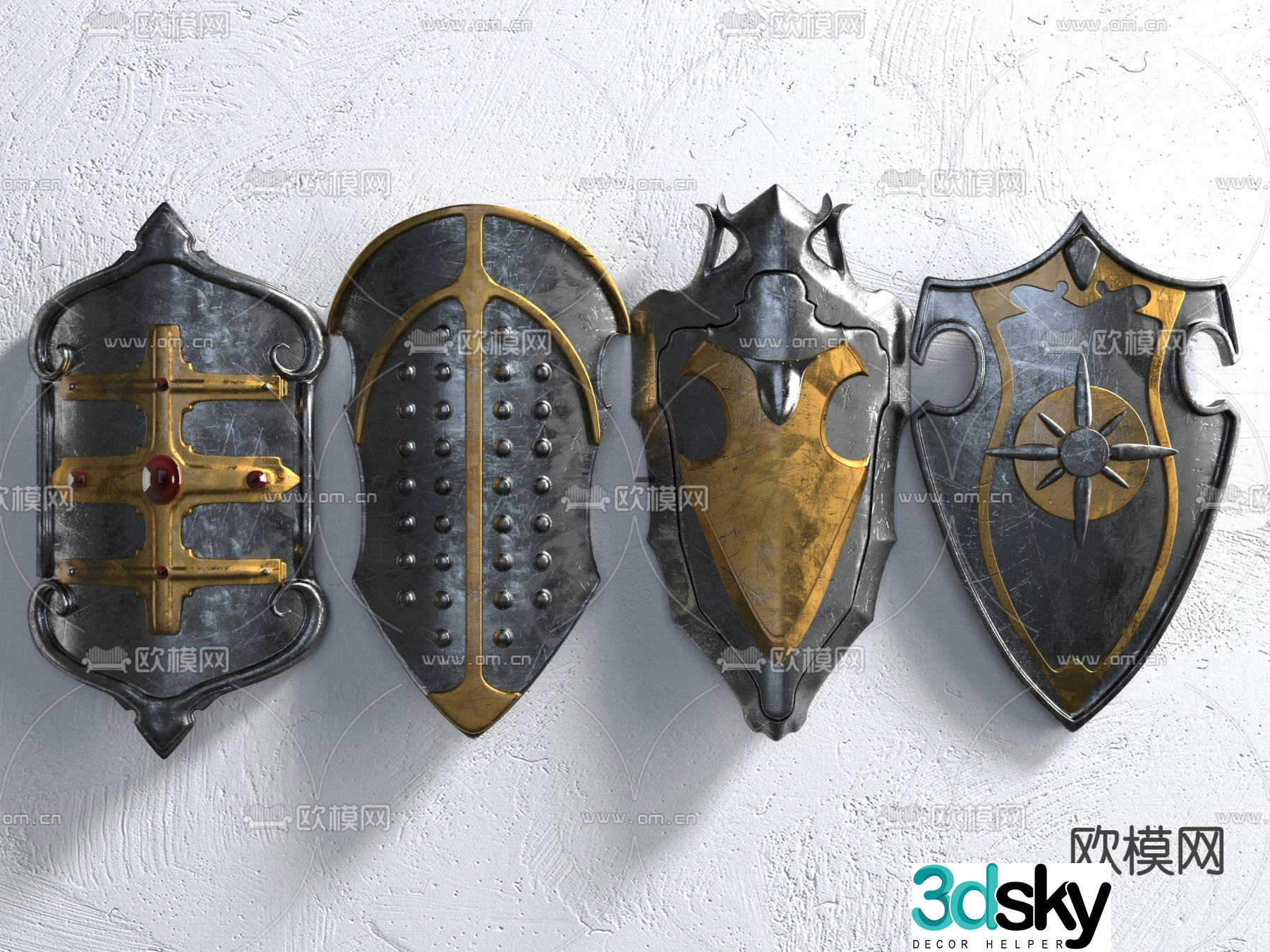 shield shield 3d model