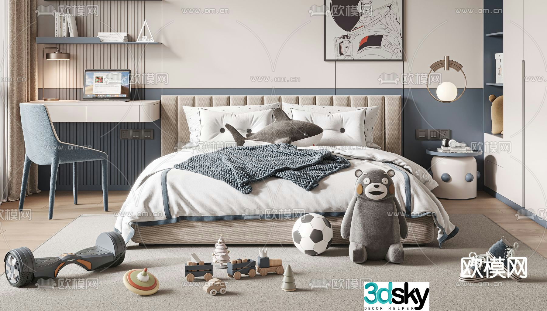Children’s bed 3d model