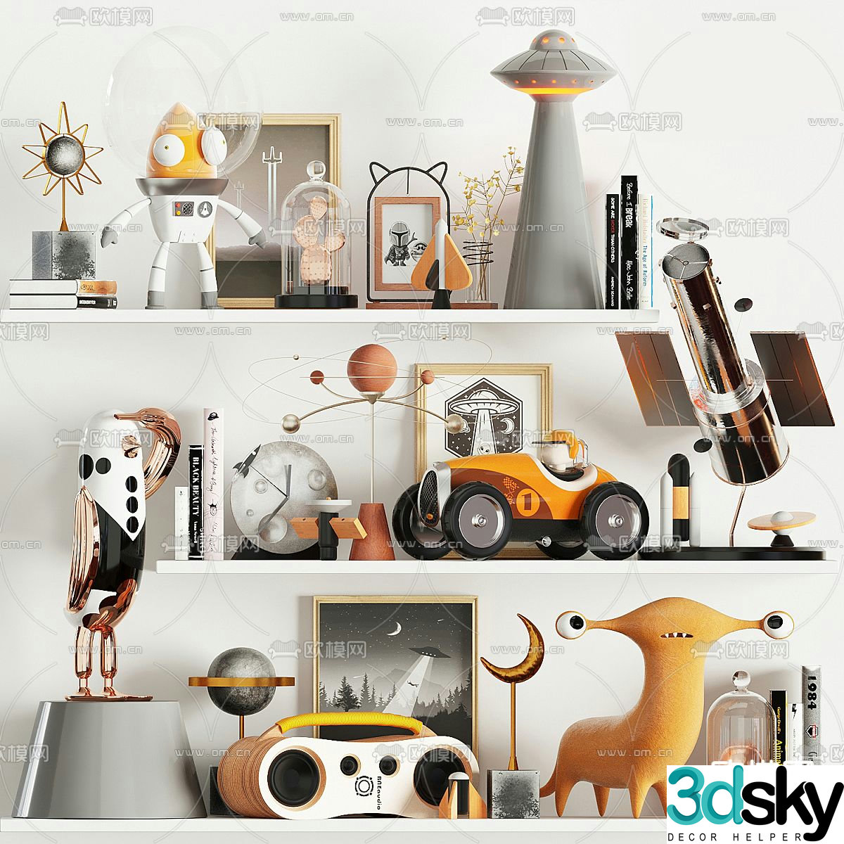 Children’s Toys Dolls Figures 3D Models