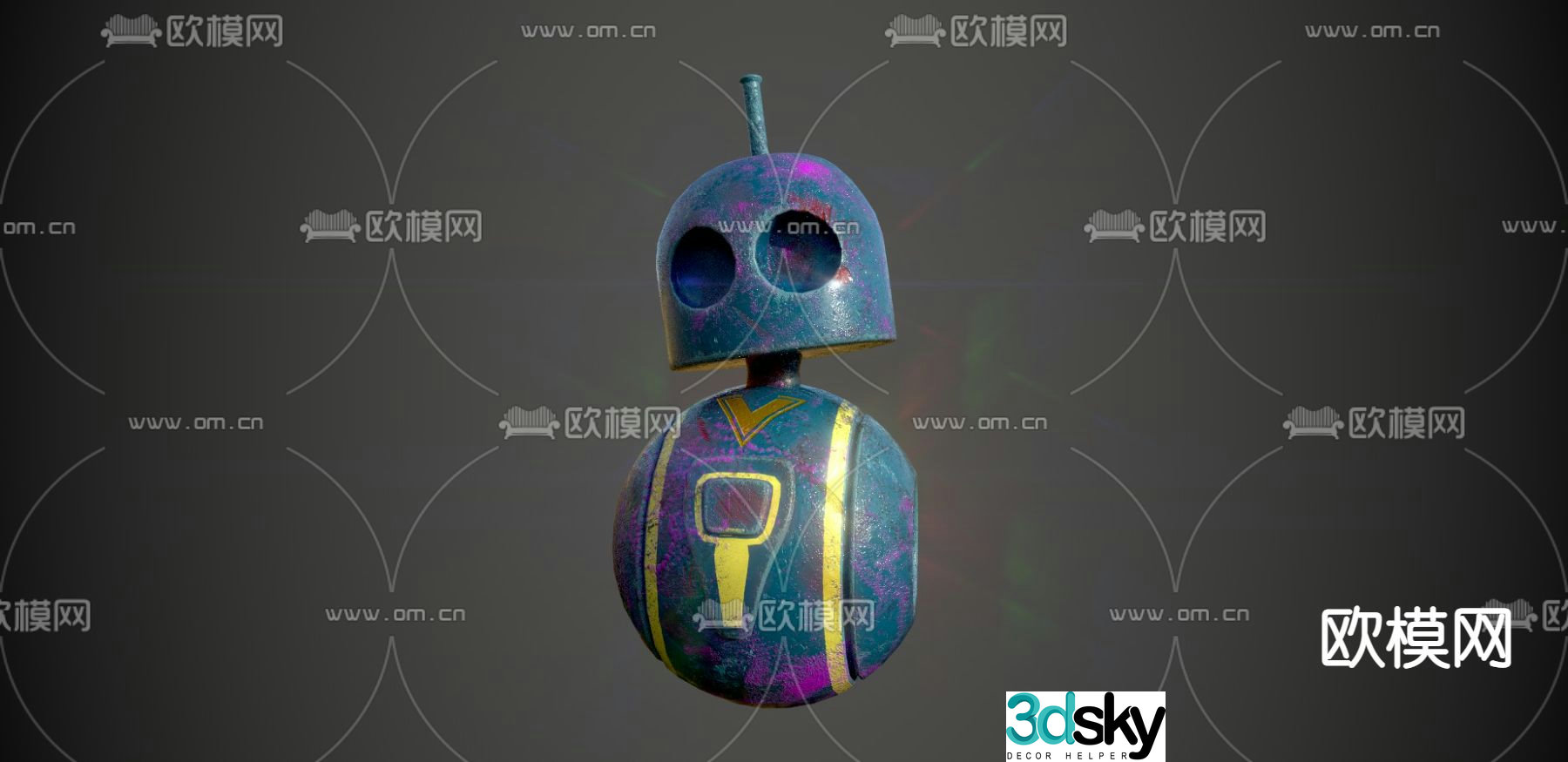 Robot free 3d model