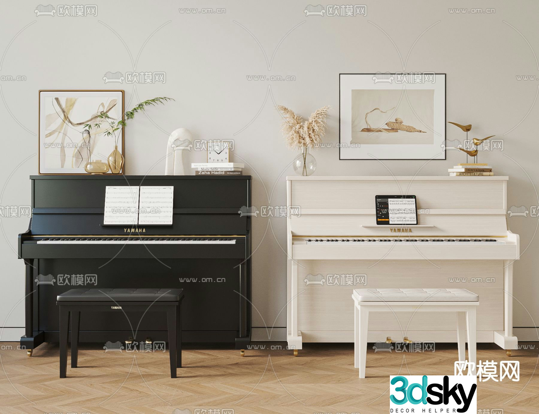 piano 3d model