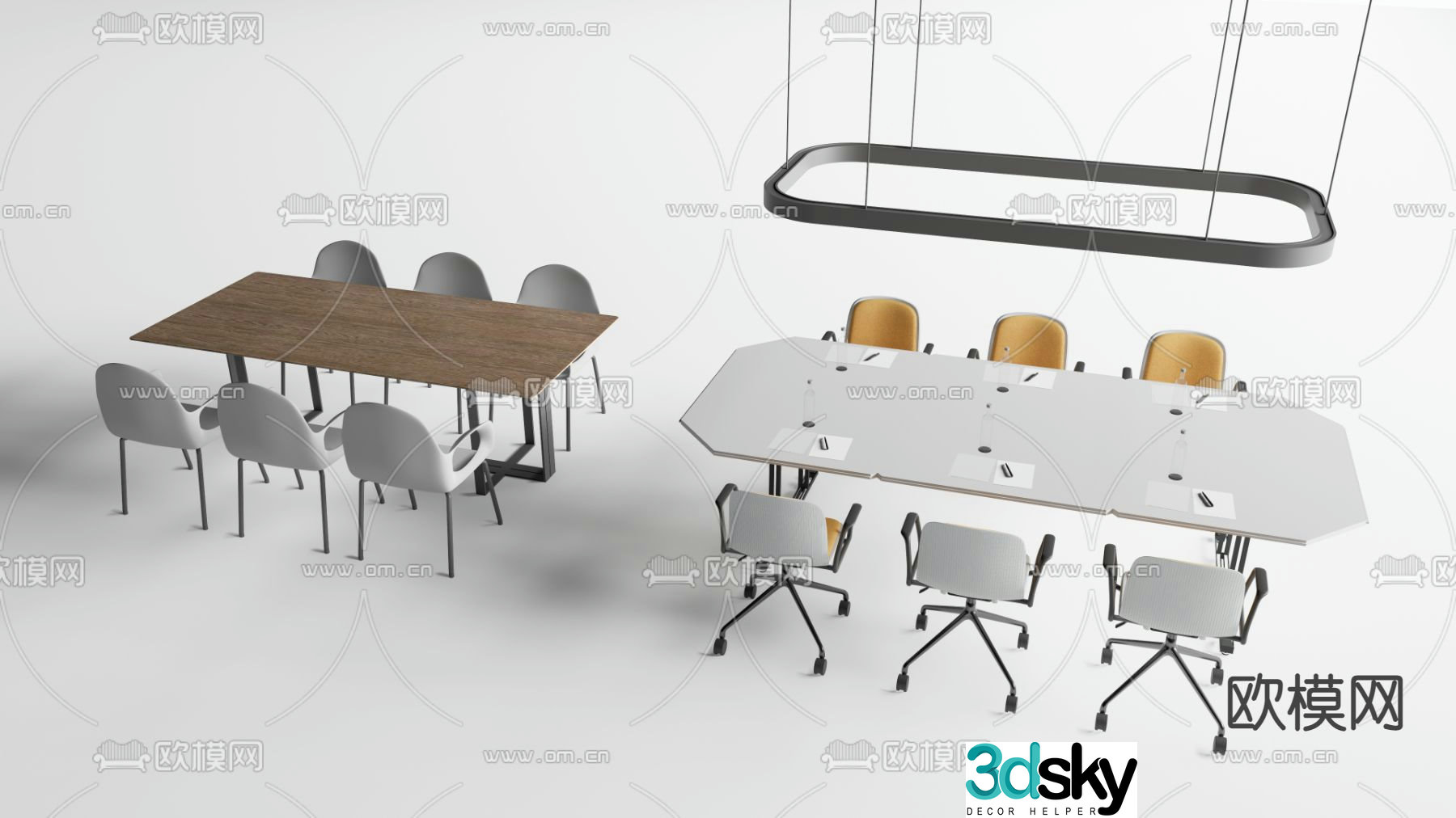conference table conference table 3d model