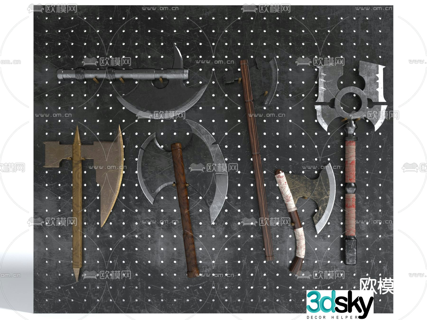 weapon dagger cold weapon 3d model