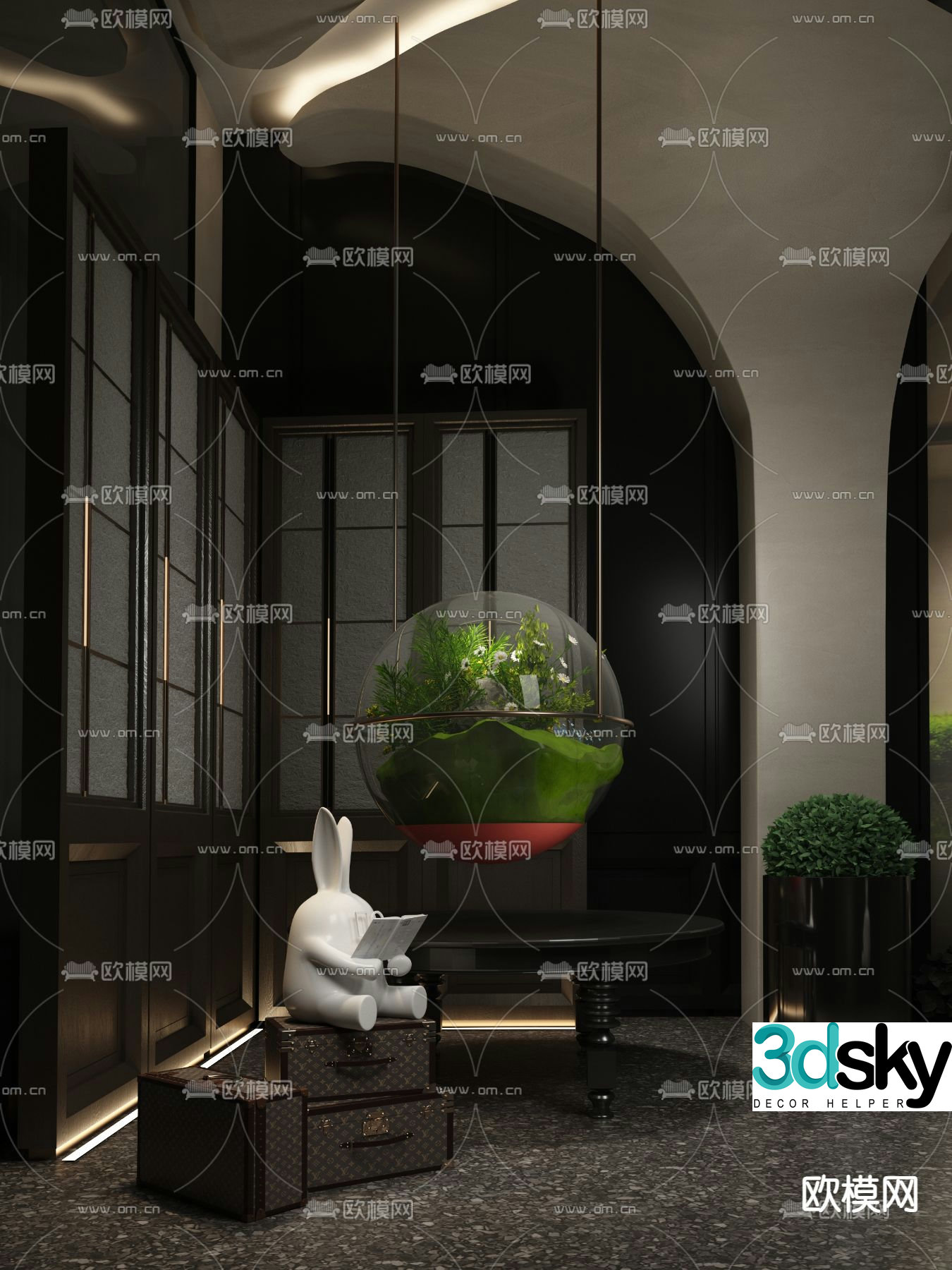 ENJOYDESIGN art installation 3d model