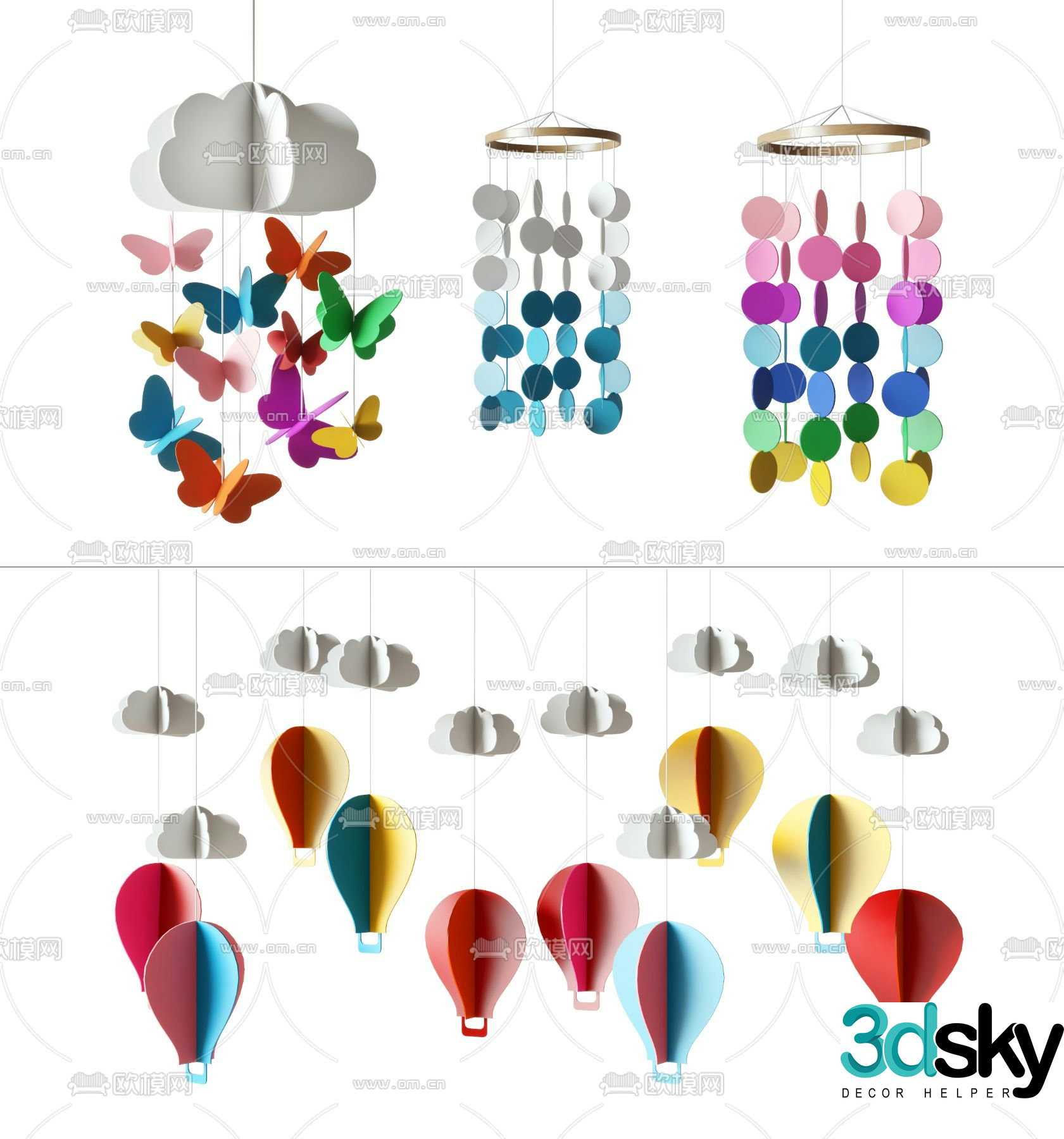 Children’s pendant butterfly pendant 3d model