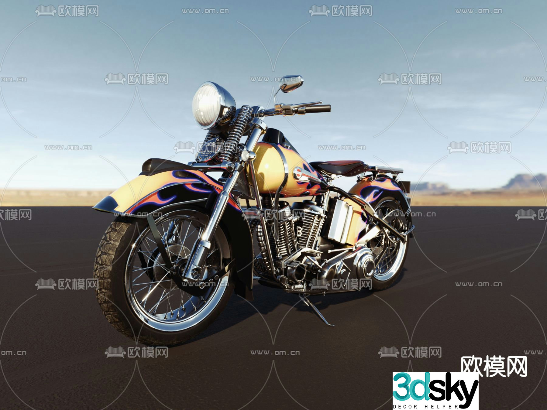 motorcycle motorcycle 3d model