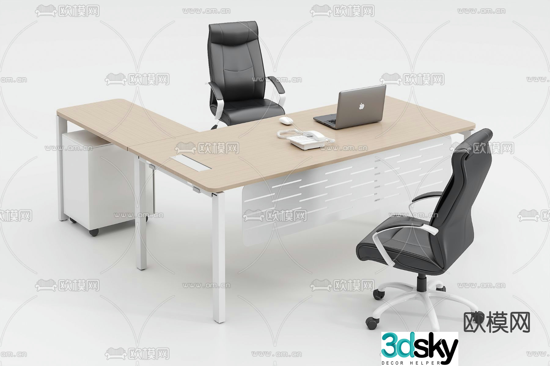 desk desk desk 3d model
