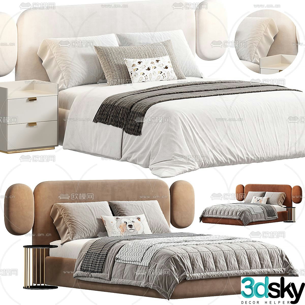 children’s bed child’s bed 3d model