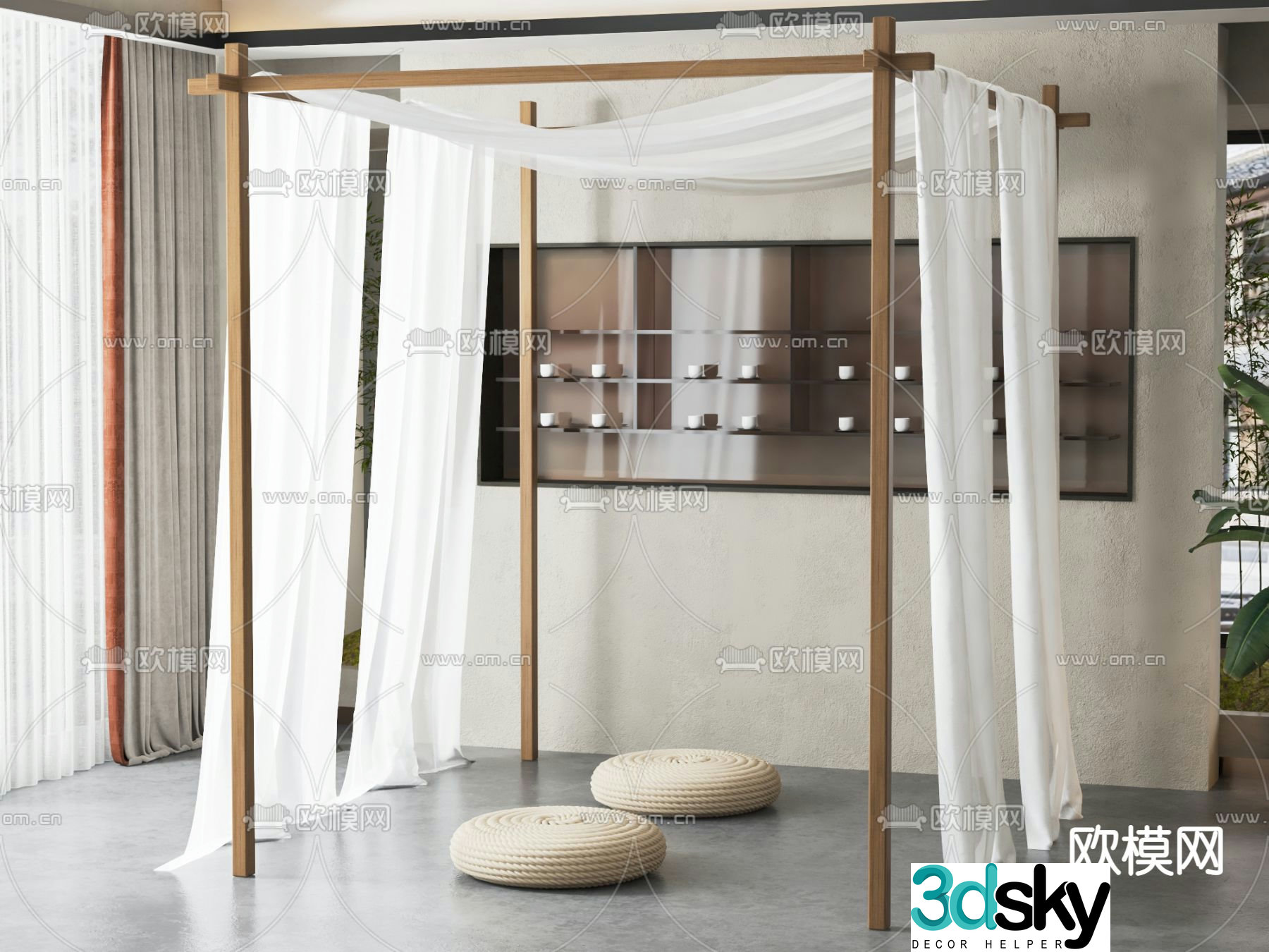Pavilion Curtain Pavilion Curtain 3D model