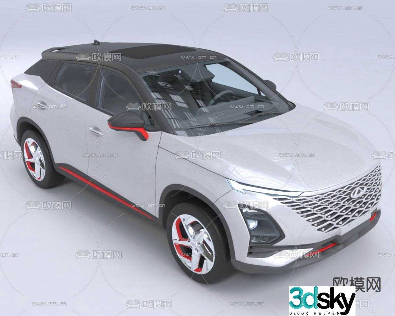 car sedan 3d model