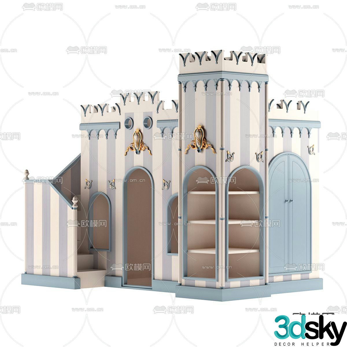 Children’s dollhouse 3d model